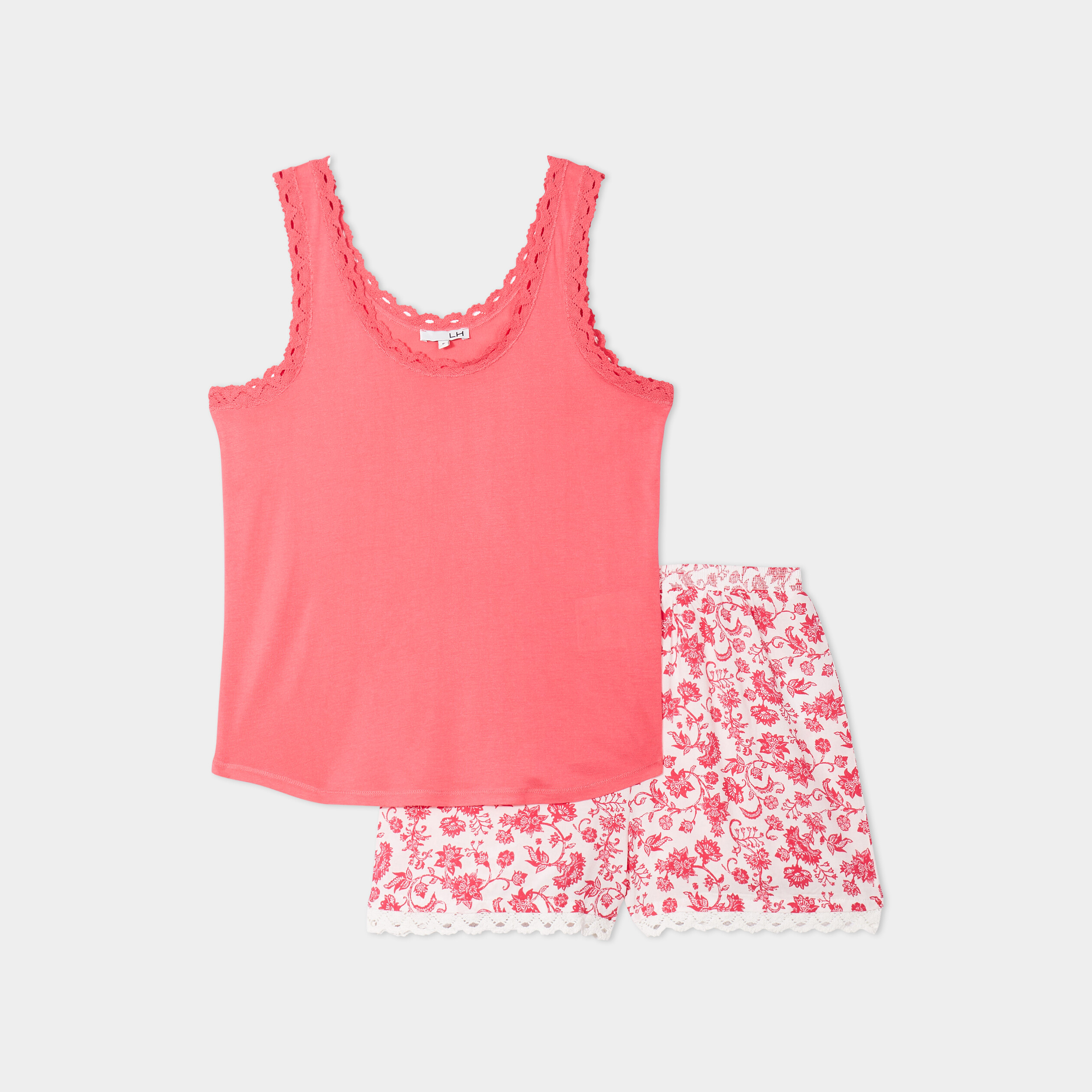 ensemble pyjama 2 pieces creme femme Ensemble pyjama 2 pièces creme femme