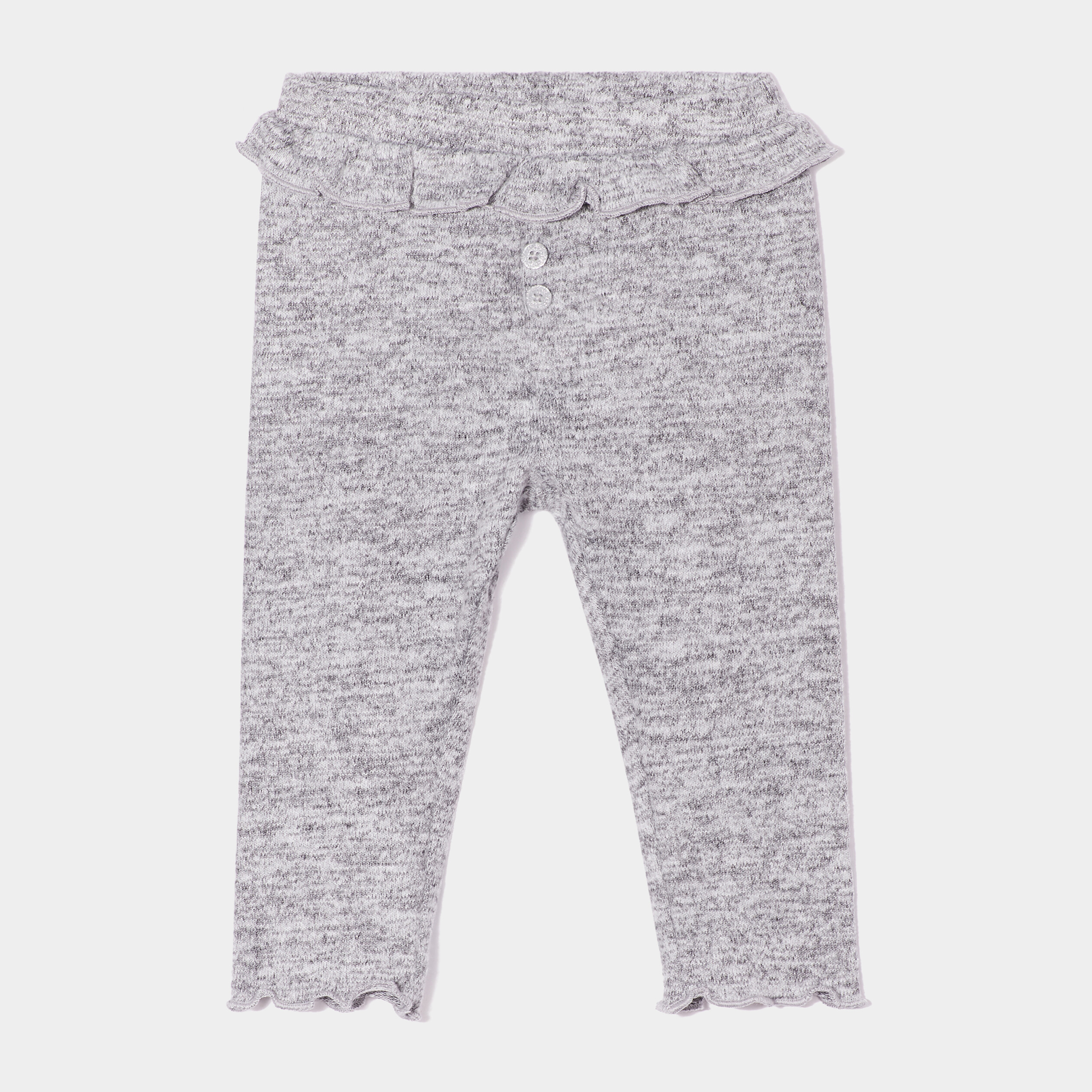 legging avec volants gris bebef Legging avec volants gris bébé fille