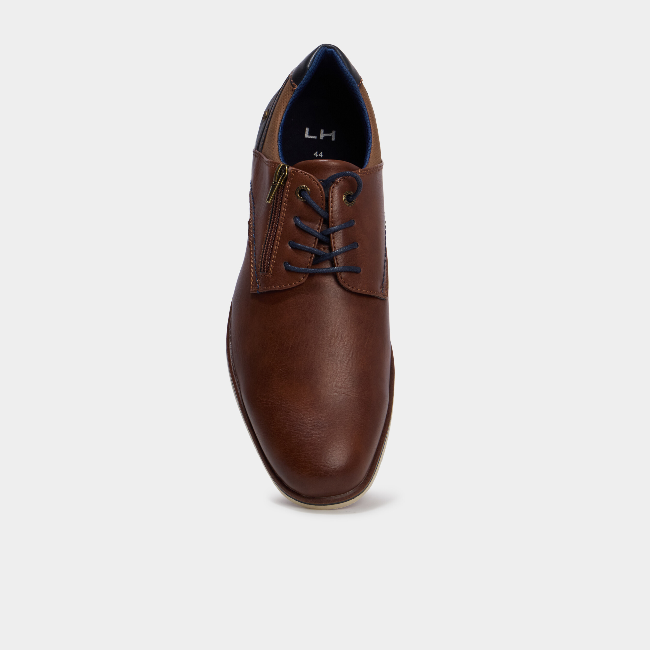Derbies &agrave; lacets marron homme