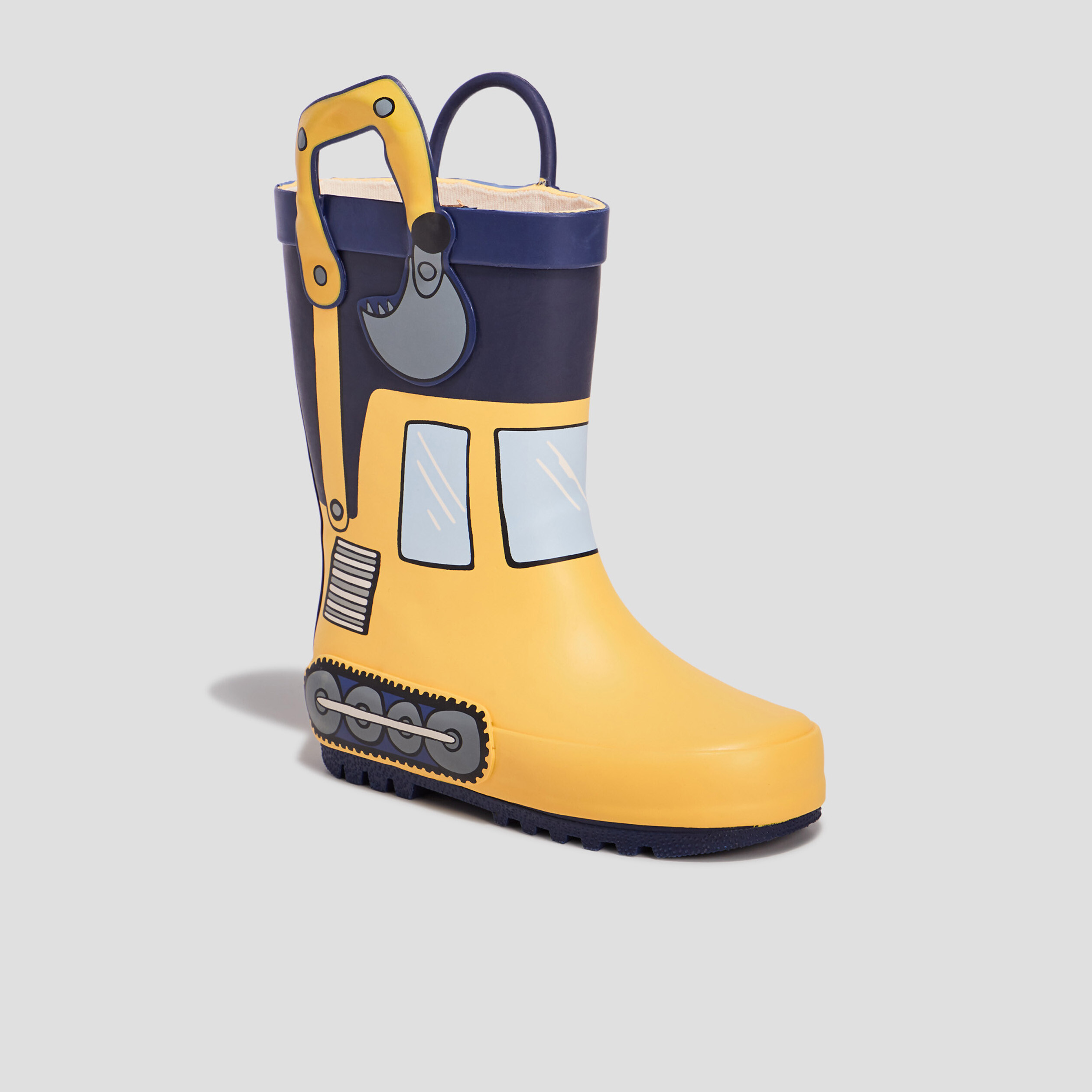 Bottes de pluie enfant garçon-fille JAUNE