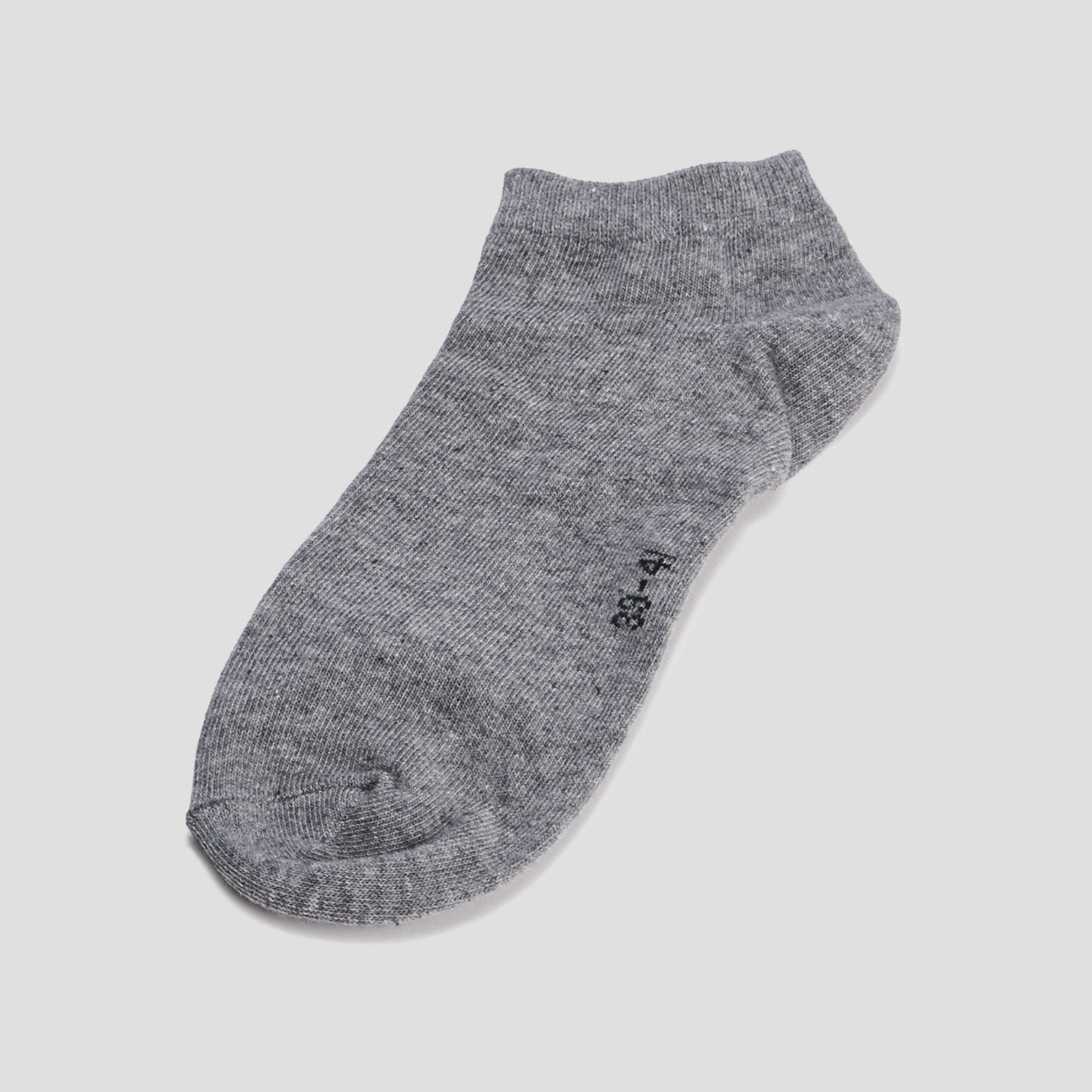 Lot 5 paires socquettes gris femme
