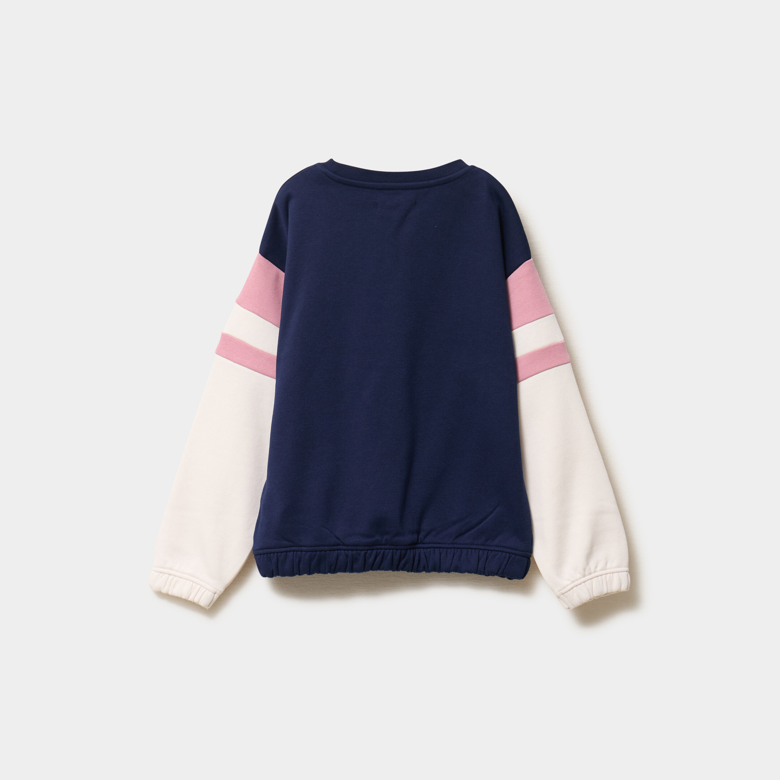 Ensemble jogging sweat et pantalon coton bleu marine fille