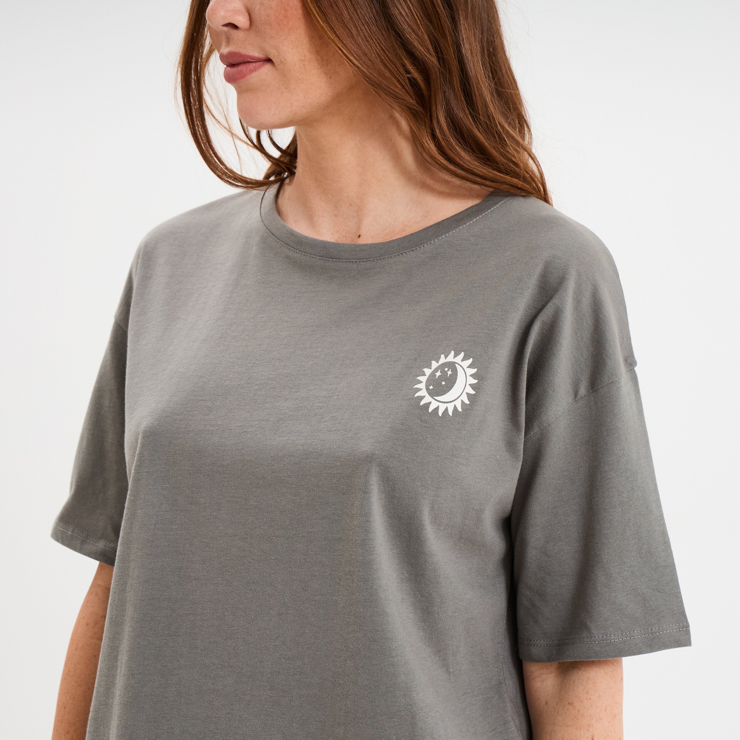 ensemble pyjama pantalon et t shirt vert kaki femme Ensemble pyjama pantalon et t-shirt vert kaki femme