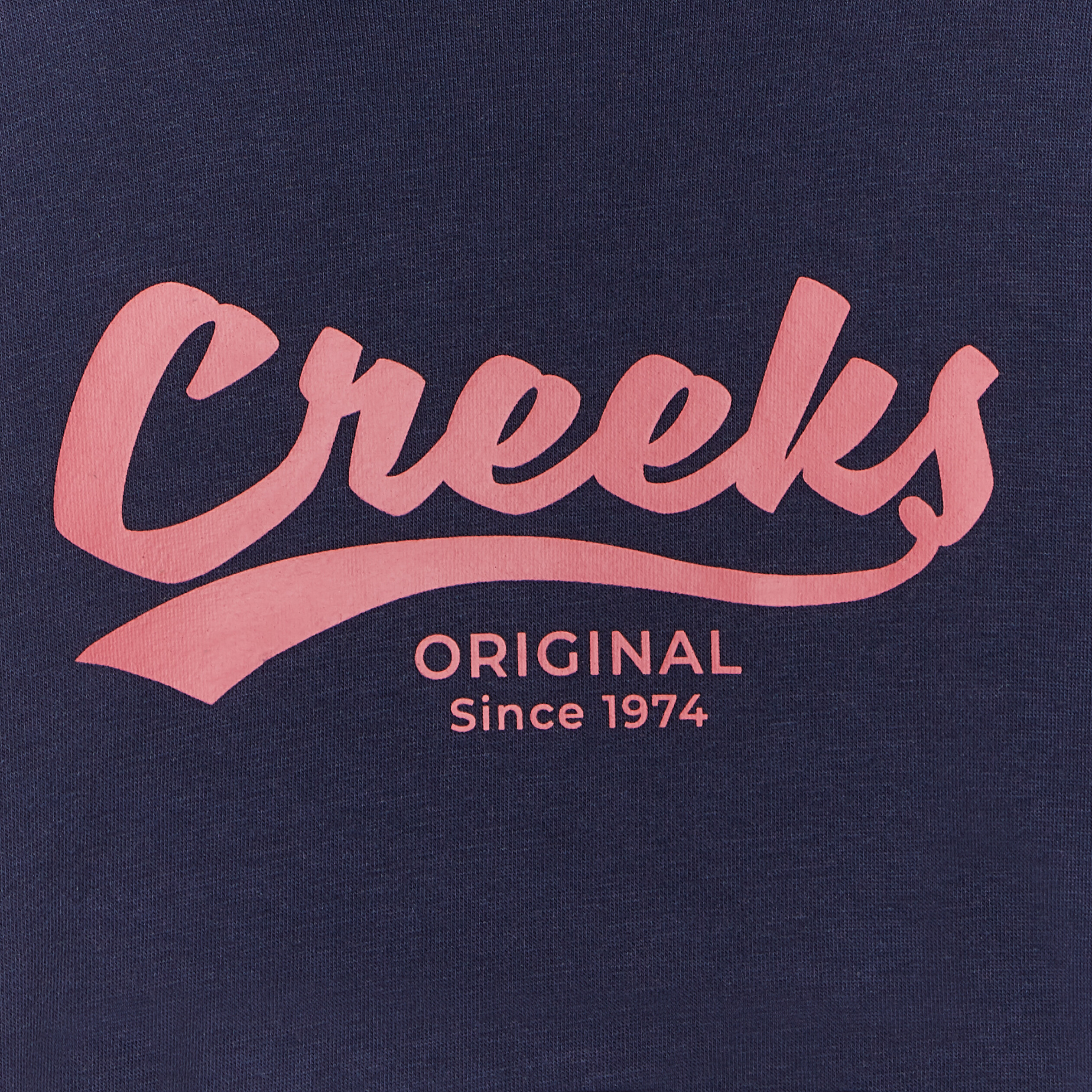 Sweat oversize à capuche hoodie Creeks bleu marine fille