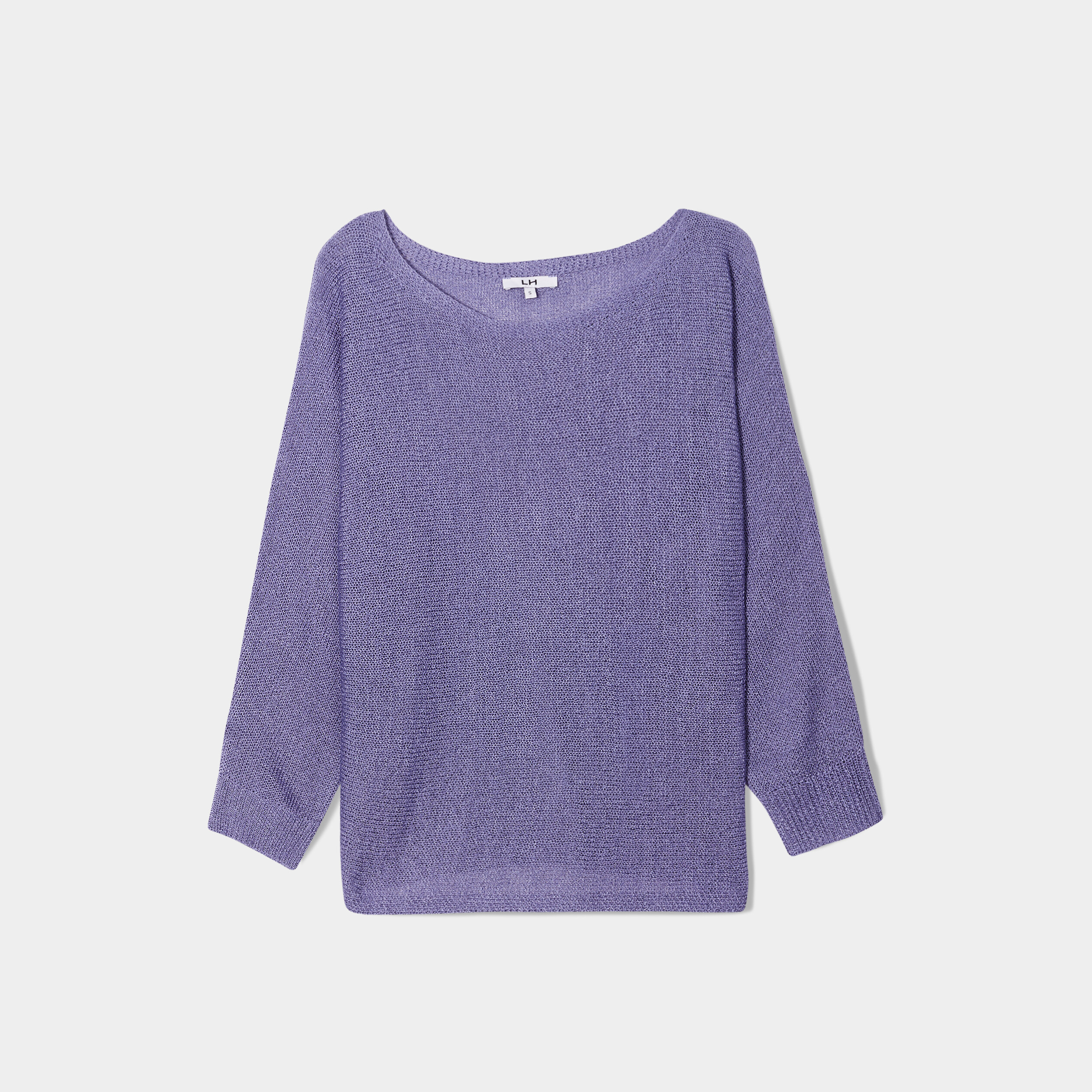 pull manches longues violet fonce femme Pull manches longues violet foncé femme