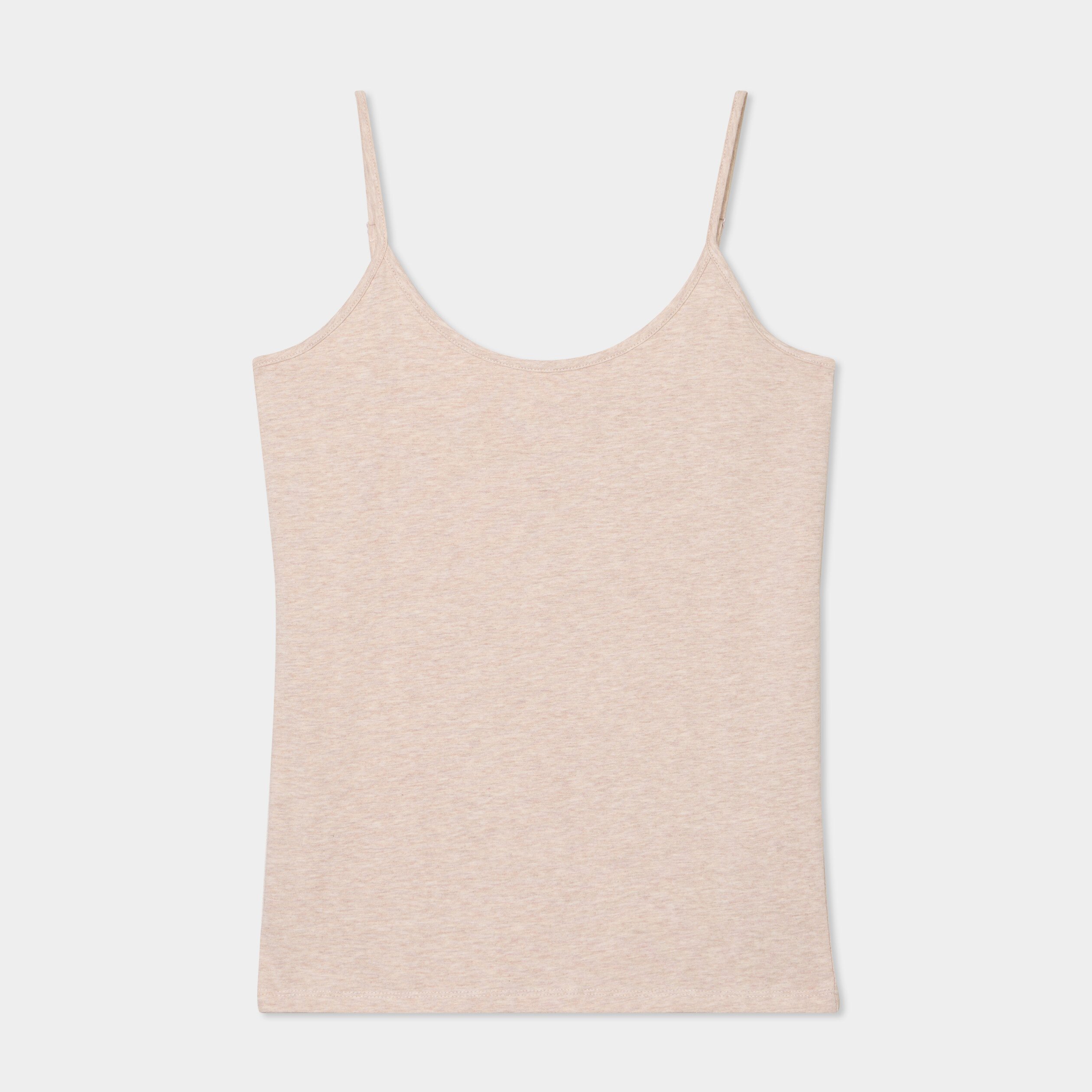 debardeur bretelles fines beige femme Débardeur bretelles fines beige femme