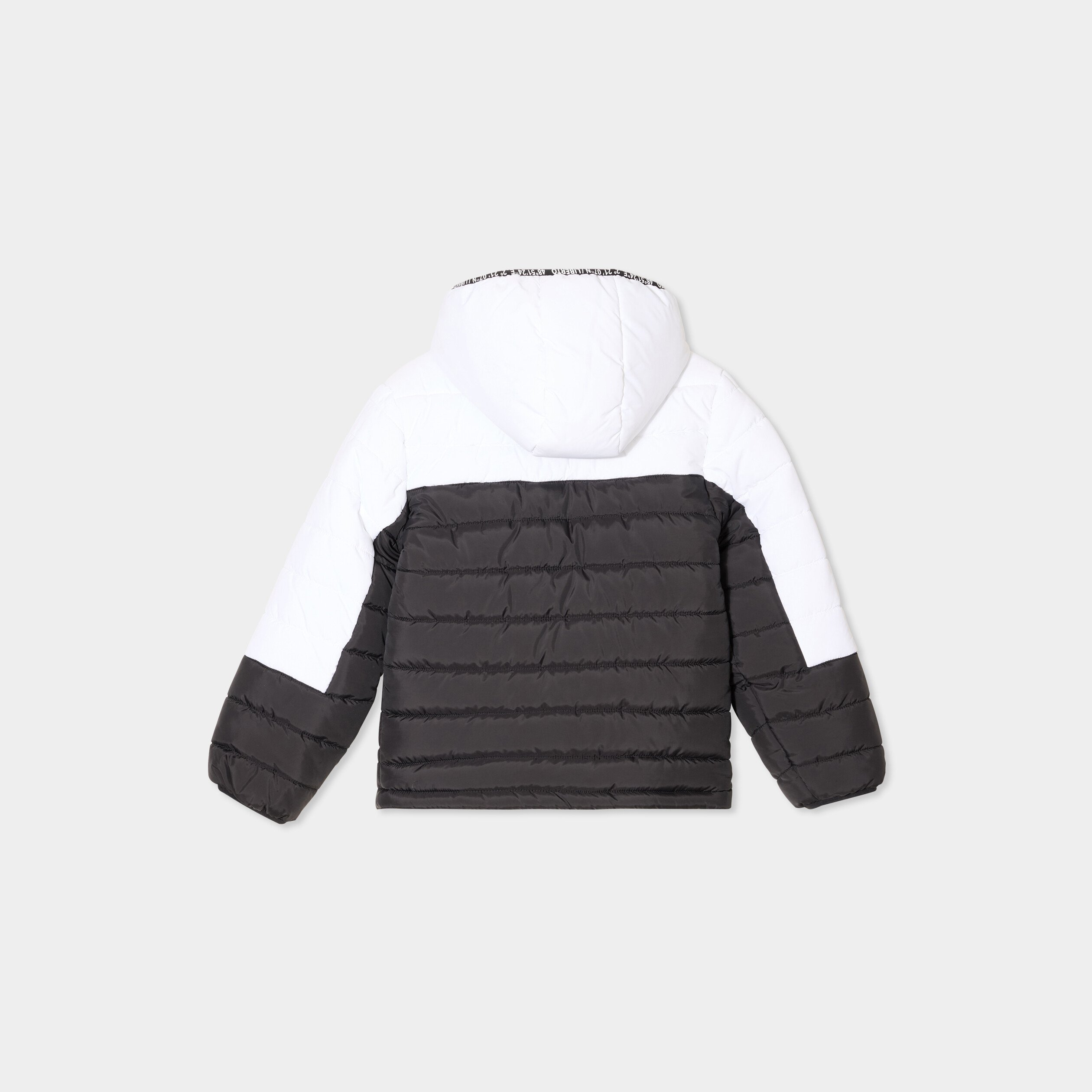 doudoune zippee a capuche blanc garcon Doudoune zippée à capuche blanc garçon
