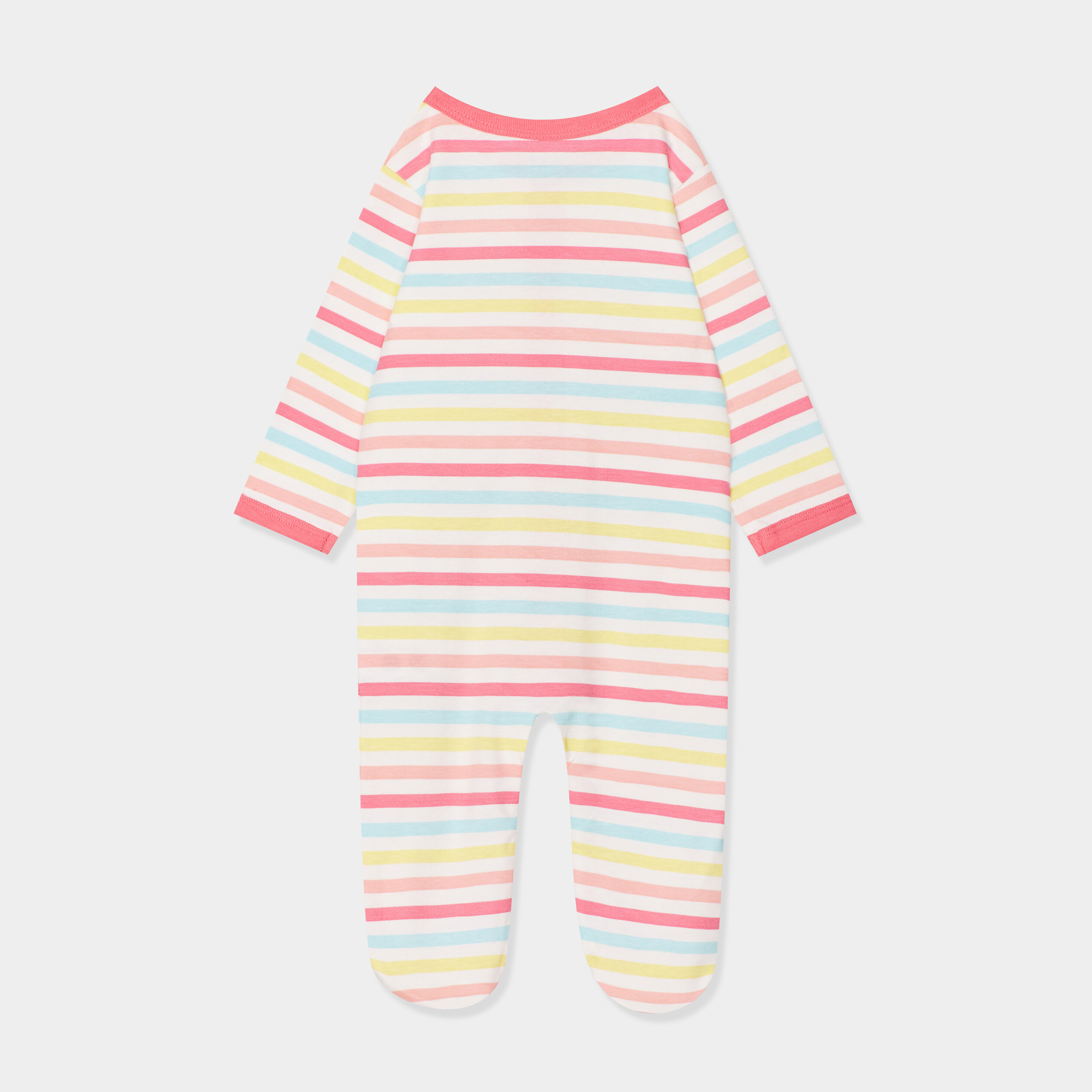 dors bien boutonne manches longues coton blanc bebef Dors-bien boutonné manches longues coton blanc bébé fille