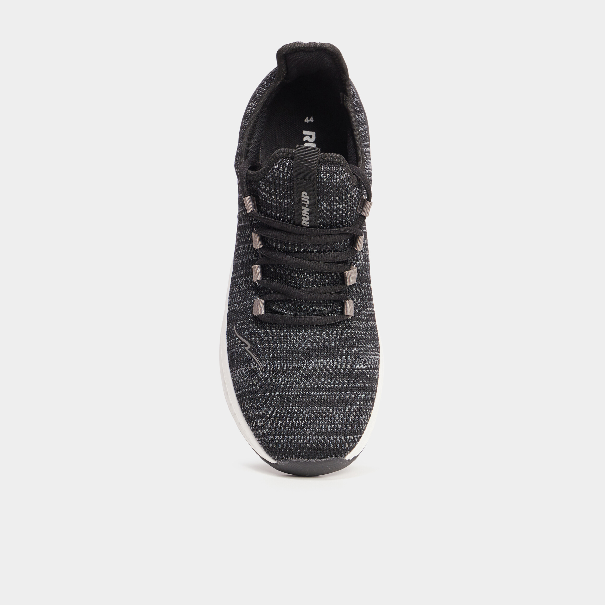baskets running lacets elastiques noir homme Baskets running lacets élastiqués noir homme