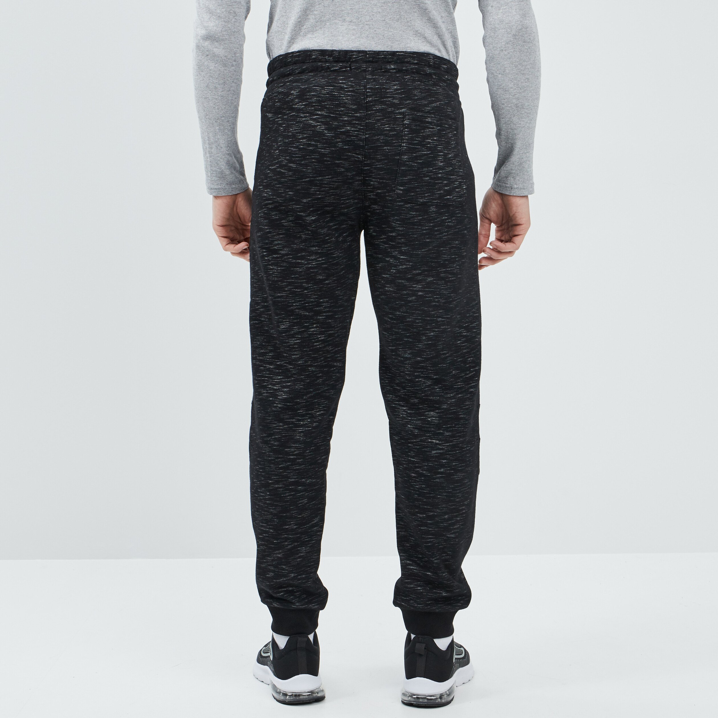 Pantalon Homme,Pantalon Jogging Homme en Coton Taille Elastique