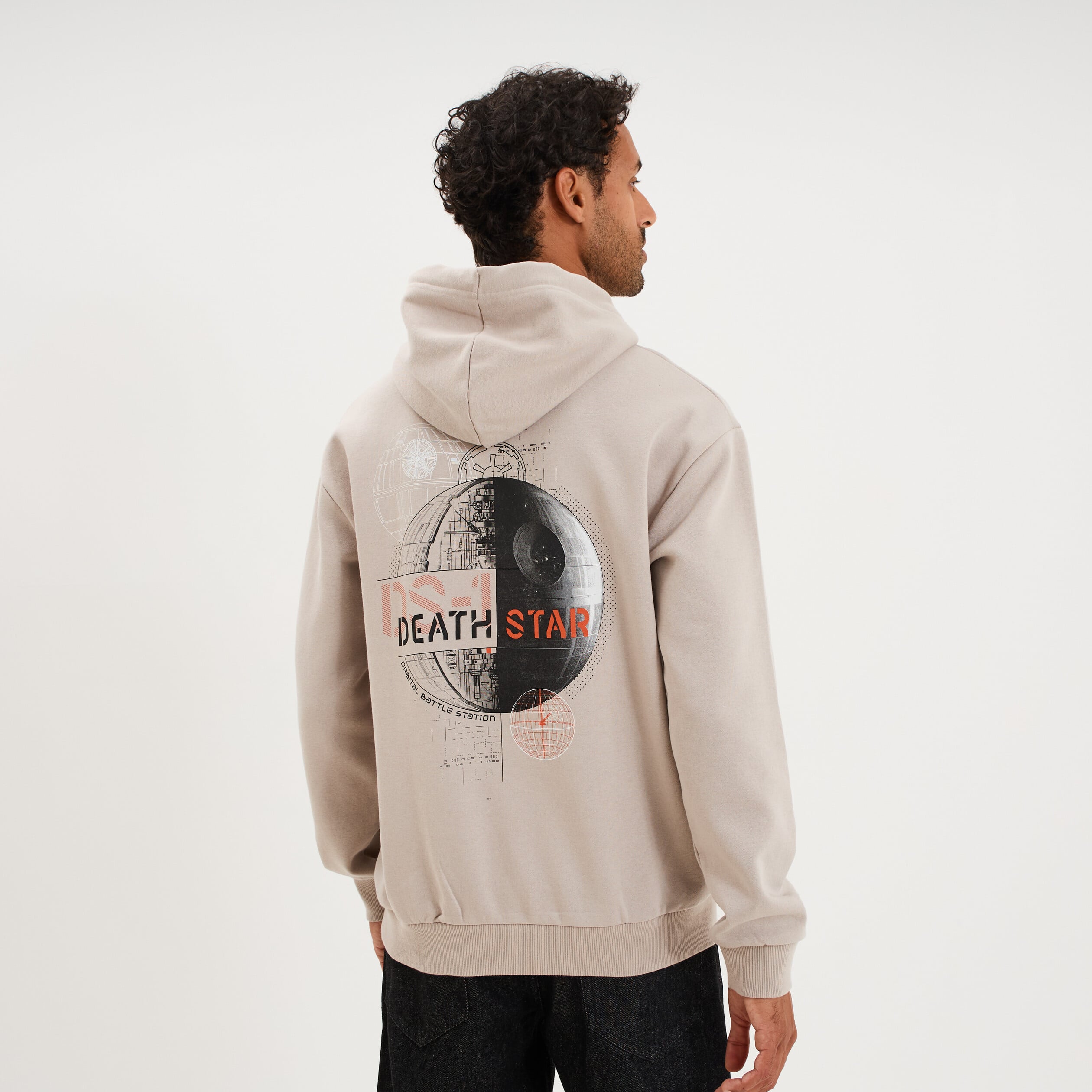 Sweat hoodie 1 poche Star Wars sable homme