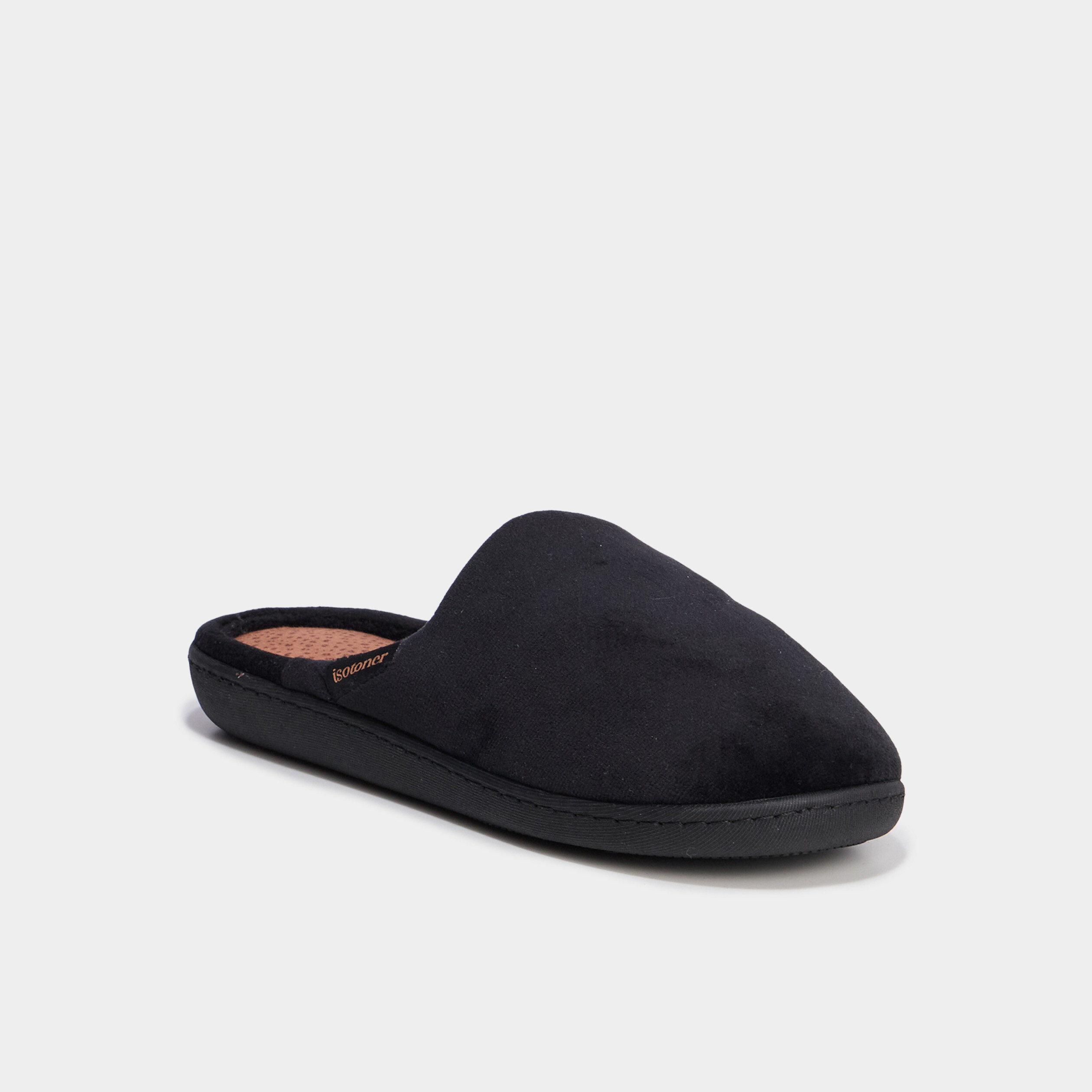 Chaussons mules Isotoner sable femme
