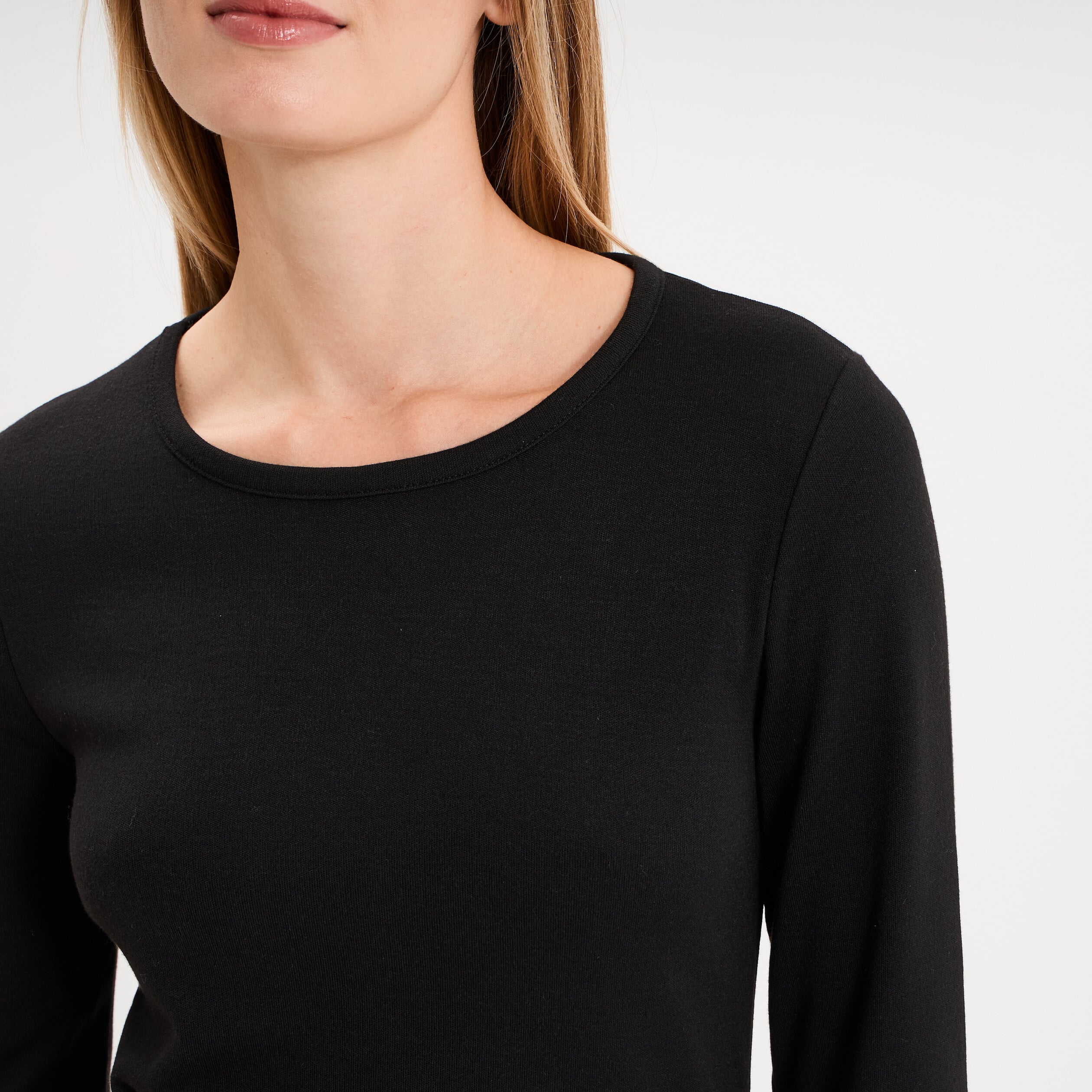 T-shirt thermique Damart x Trappeur noir femme