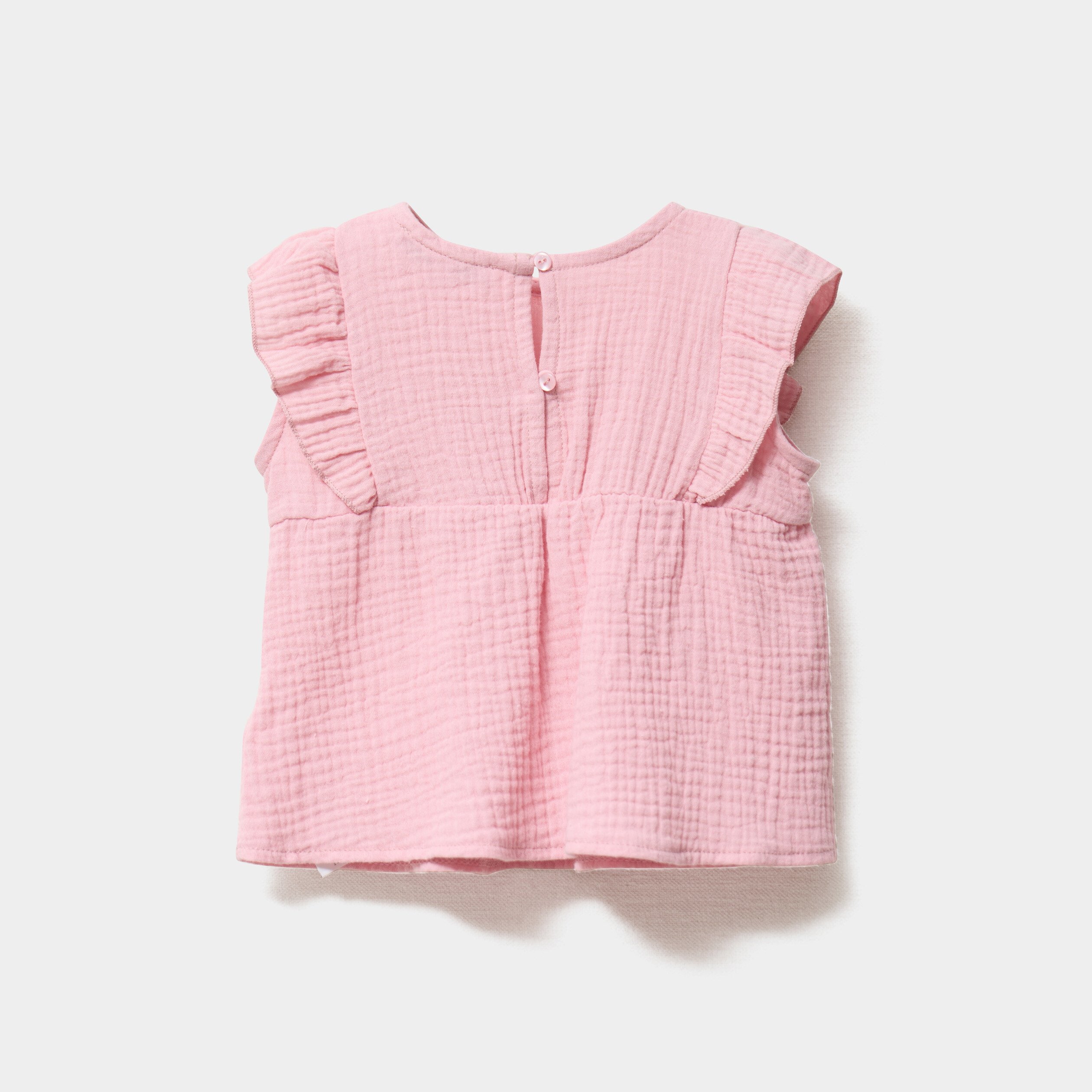 ensemble 3 pieces coton majoritaire rose clair bebef Ensemble 3 pièces coton majoritaire rose clair bébé fille
