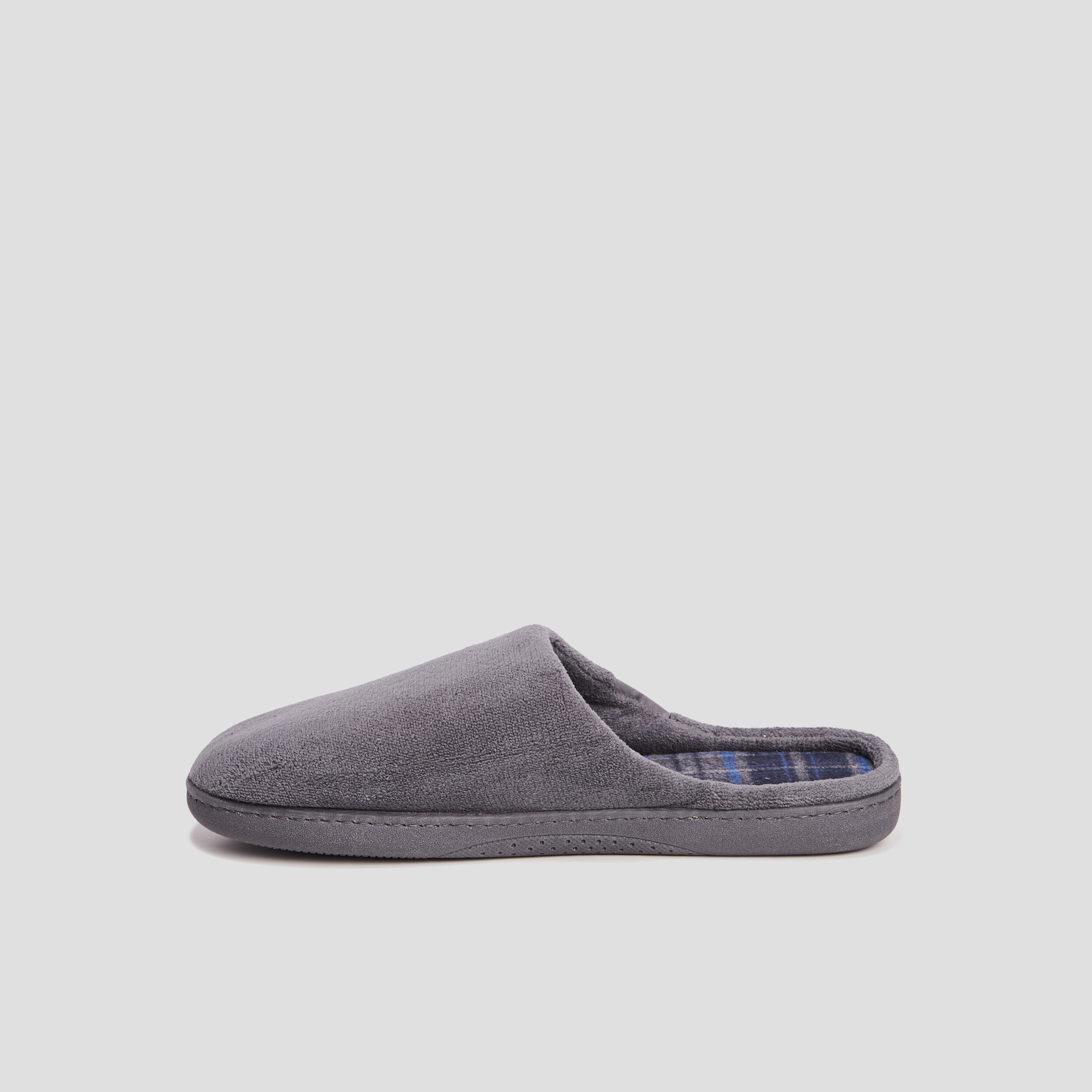 chaussons mules gris homme Chaussons mules gris homme