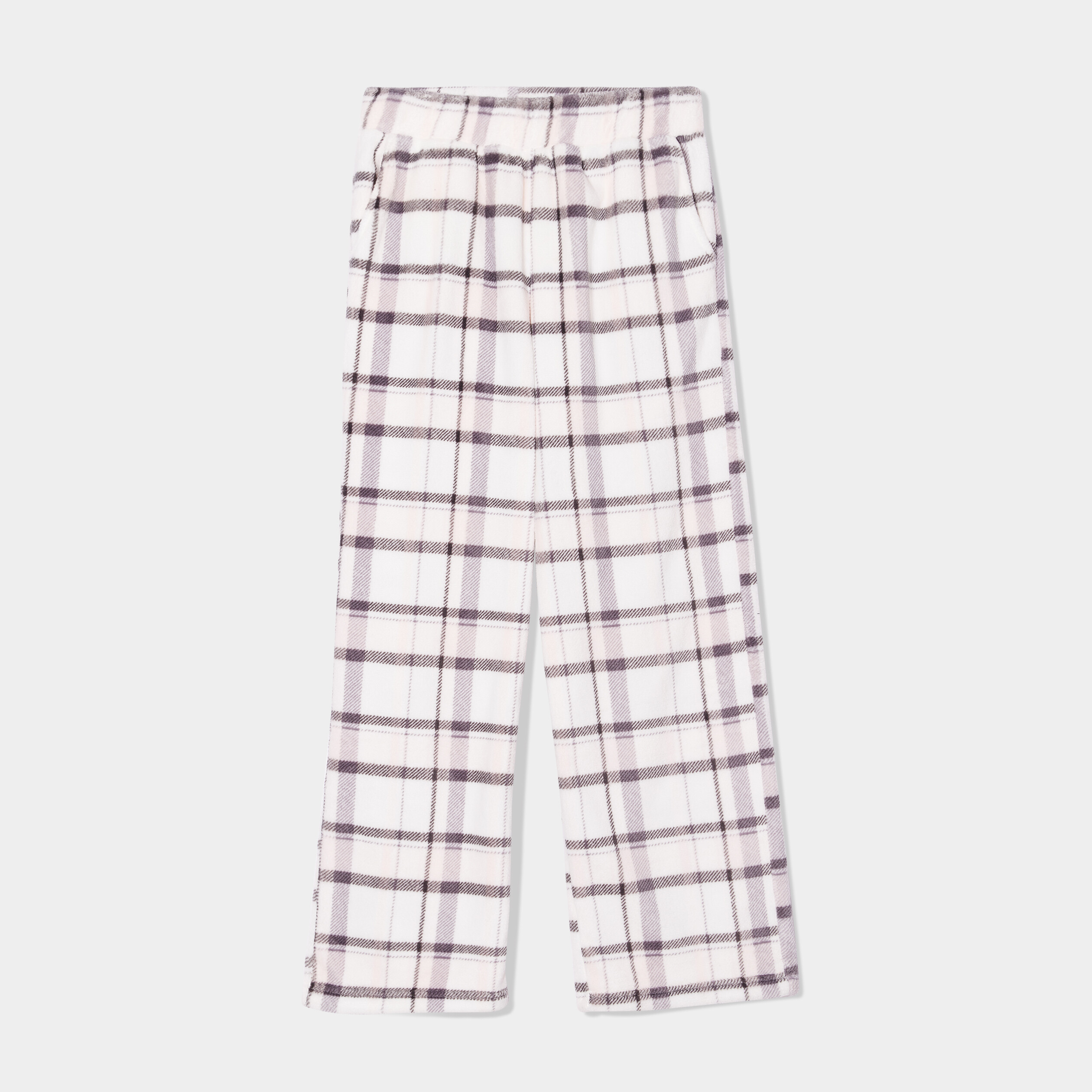 Pantalon de pyjama taille élastiquée rose femme