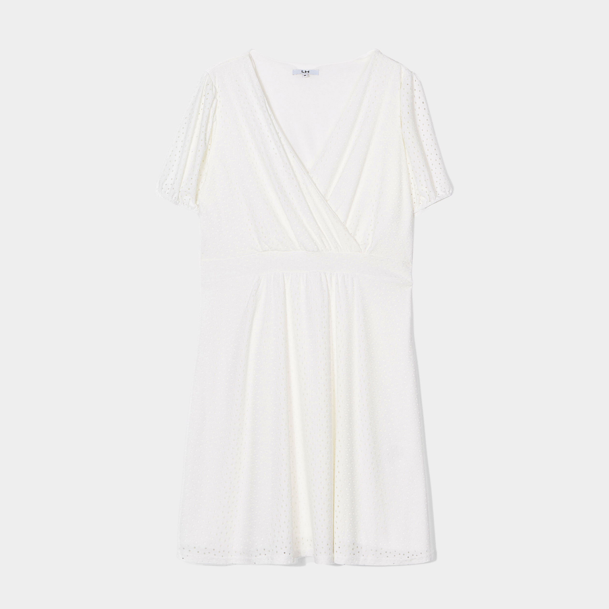 robe patineuse broderie anglaise blanc femme Robe patineuse broderie anglaise blanc femme