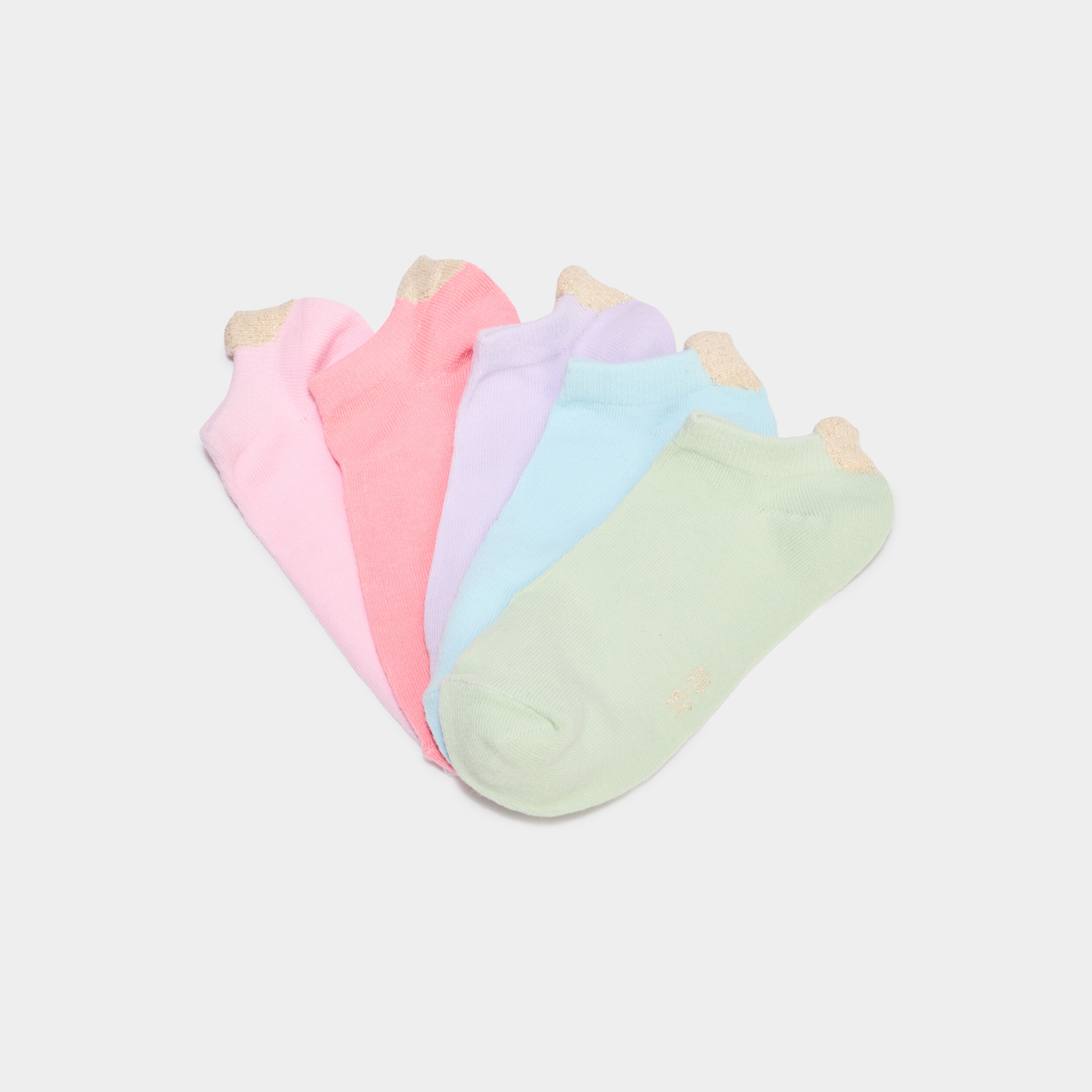 Lot 5 paires de socquettes multicolore fille