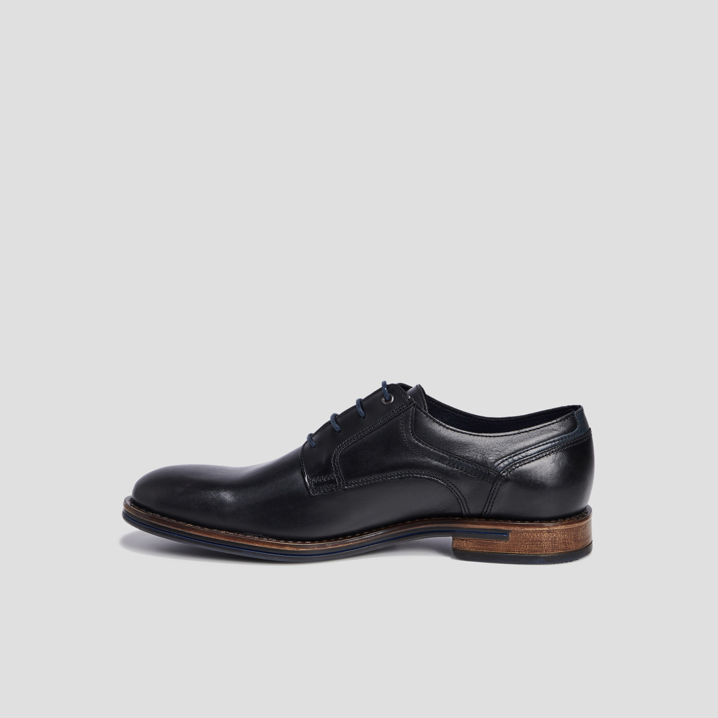 derbies a lacets en cuir noir homme Derbies à lacets en cuir noir homme