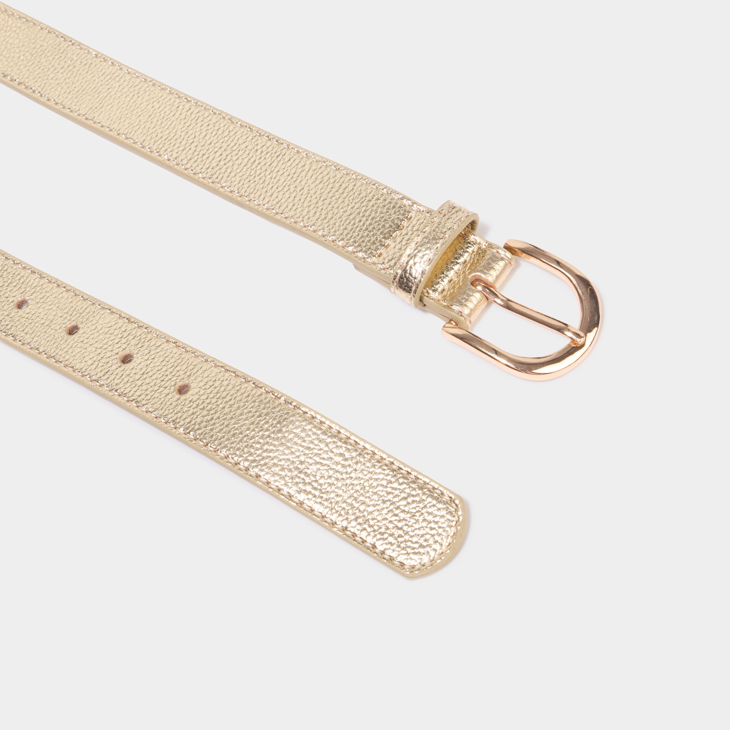 Ceinture couleur or femme