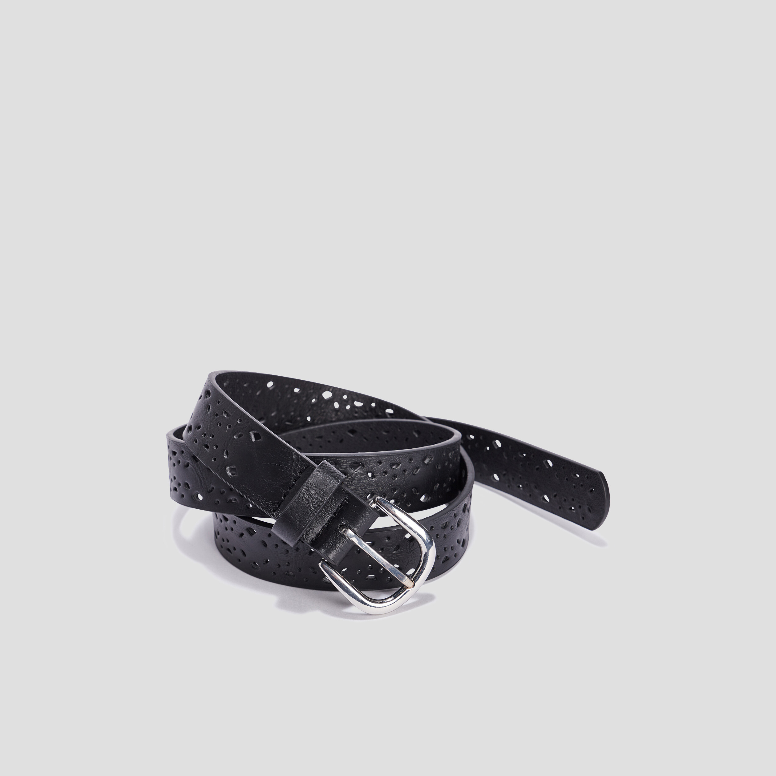 ceinture perforee noir femme Ceinture perforée noir femme