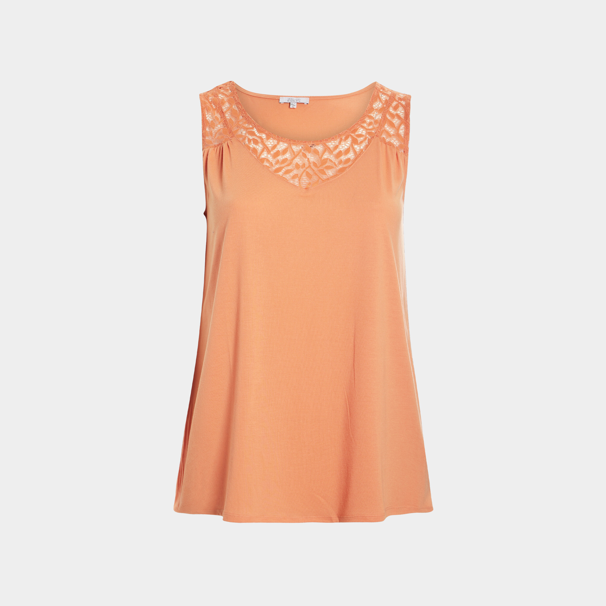 debardeur modavista orange corail femmegt Débardeur Modavista orange corail femme grande taille