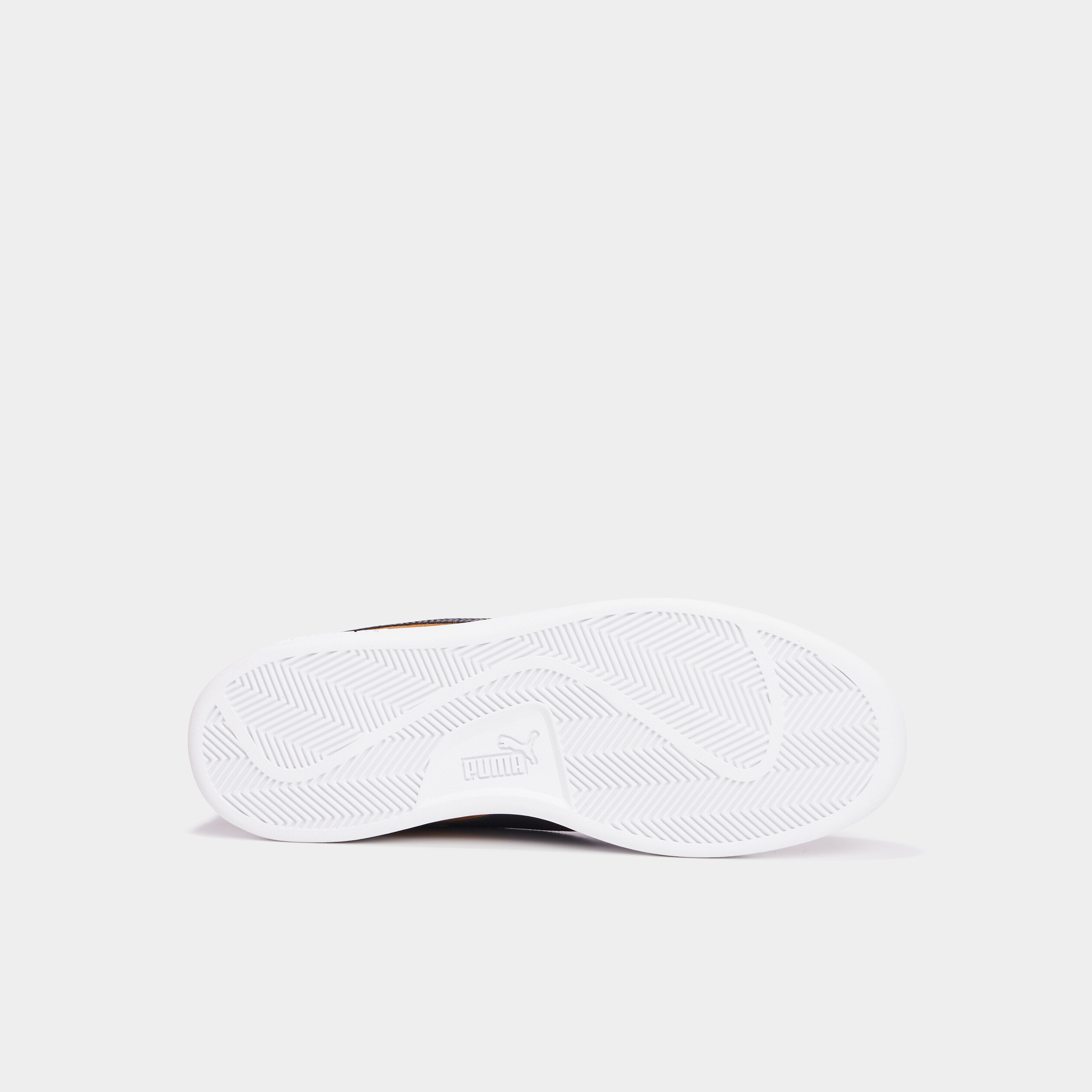Baskets cuir su&eacute;dine Puma Smash V3 camel homme