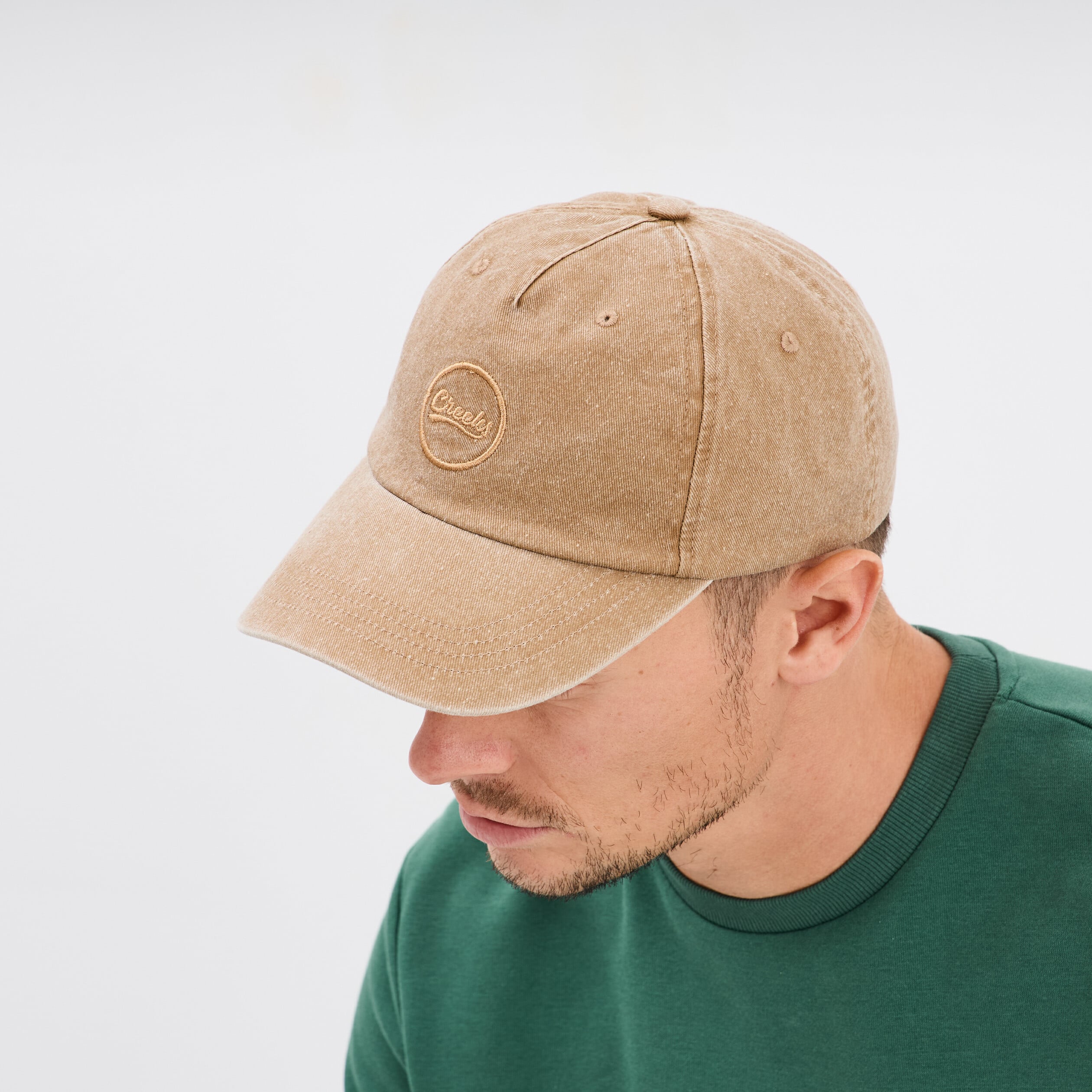 Casquette camel homme