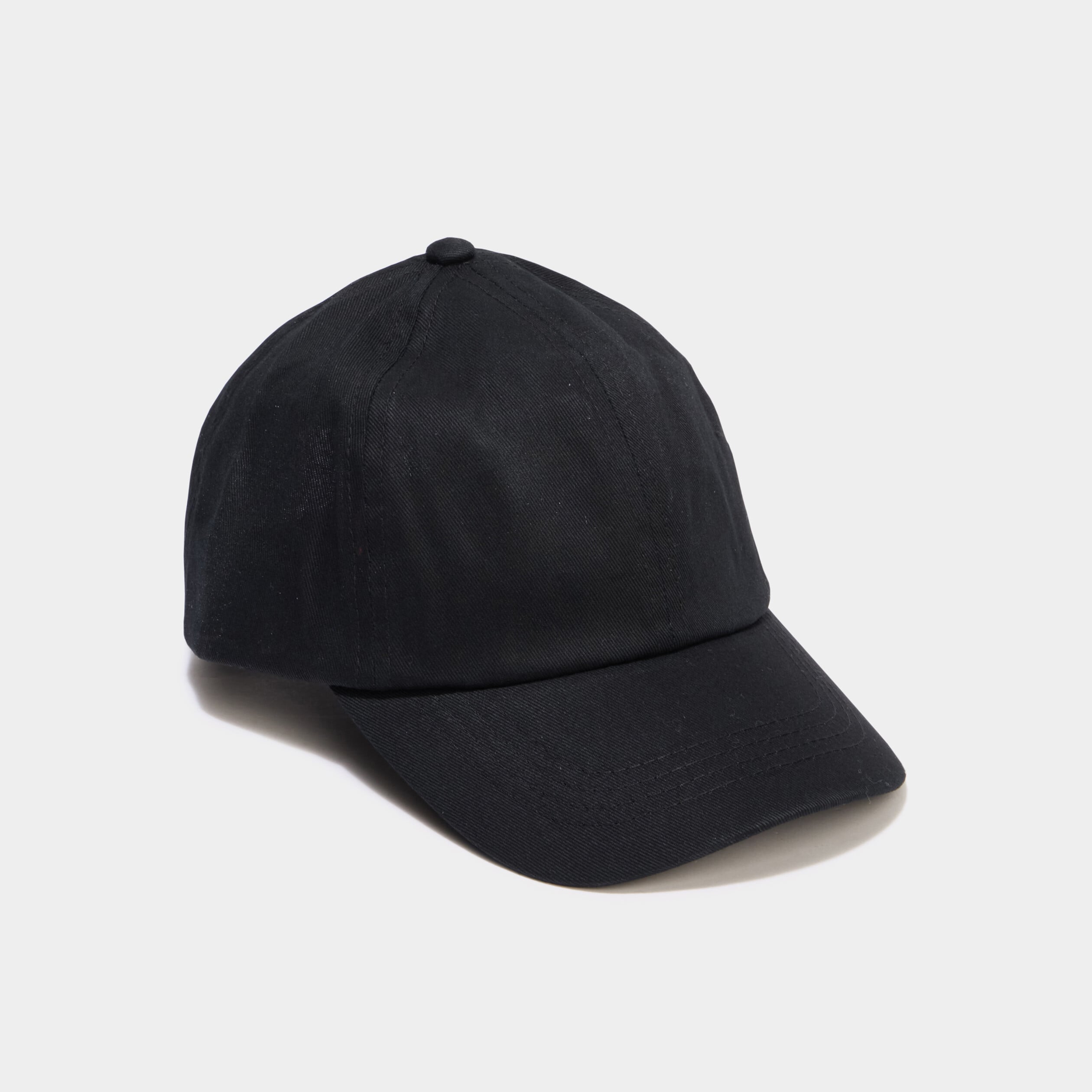 Casquette coton bomb&eacute;e ajustable noir gar&ccedil;on