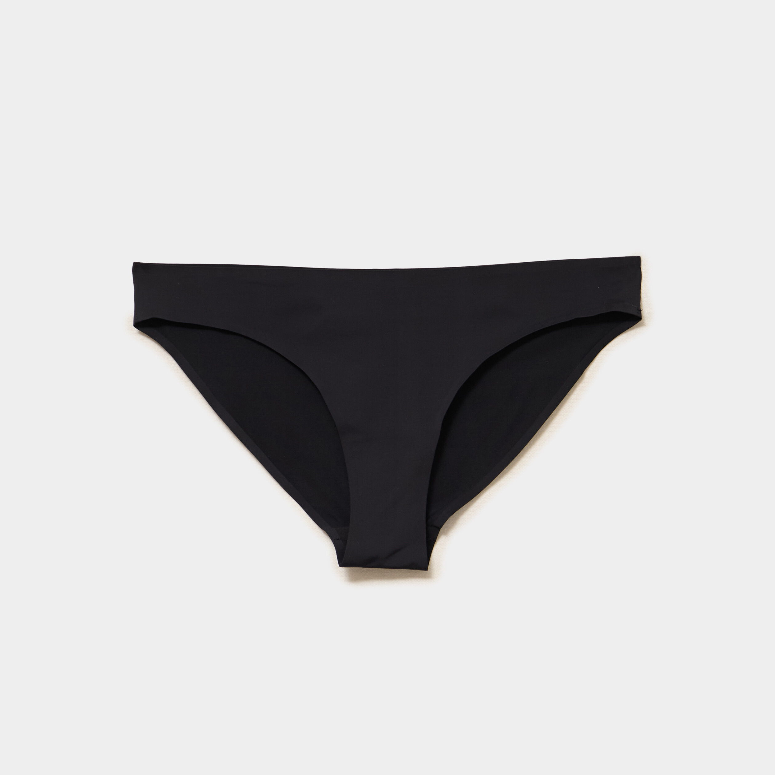 Culotte microfibre sans coutures noir femme