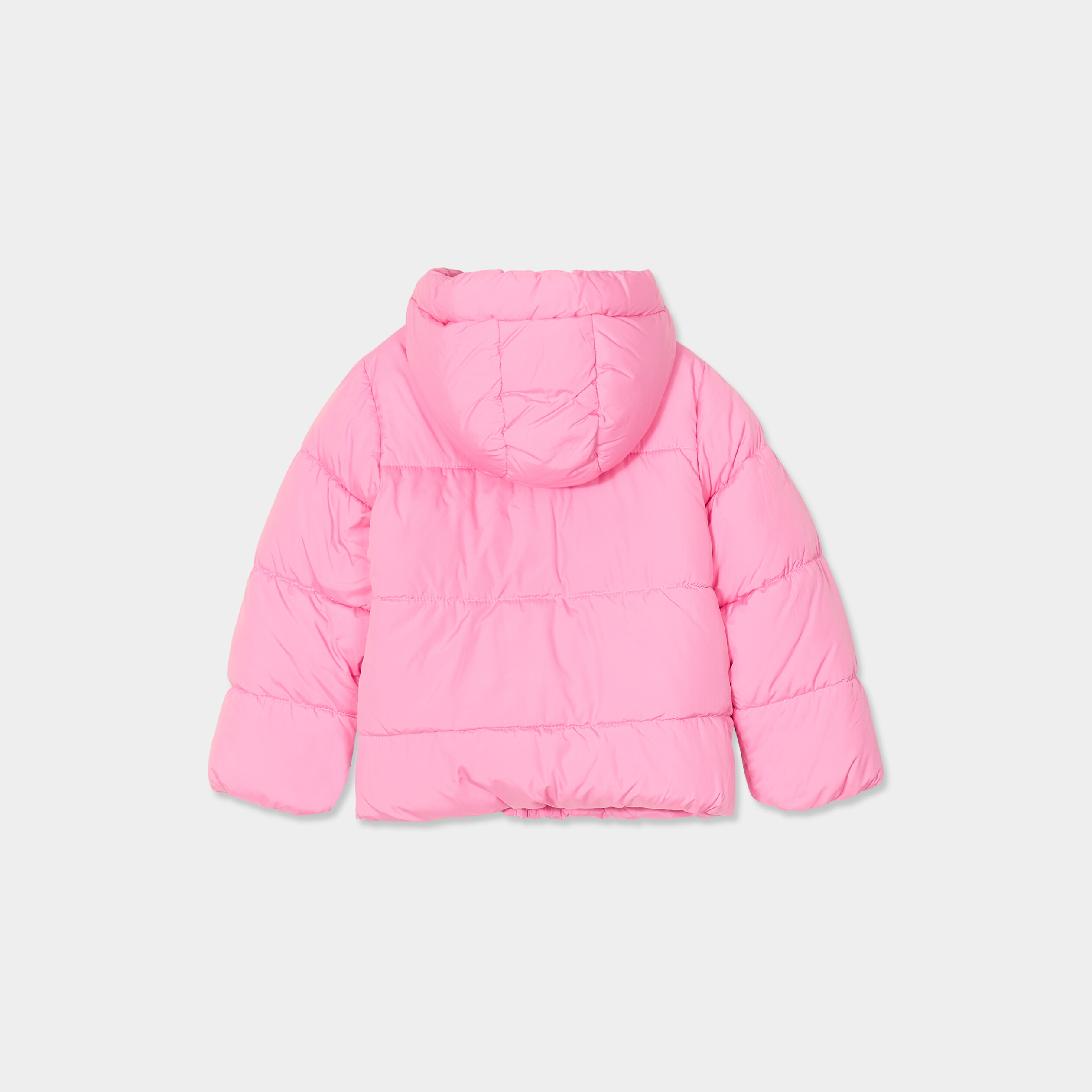 doudoune a capuche rose fille Doudoune à capuche rose fille