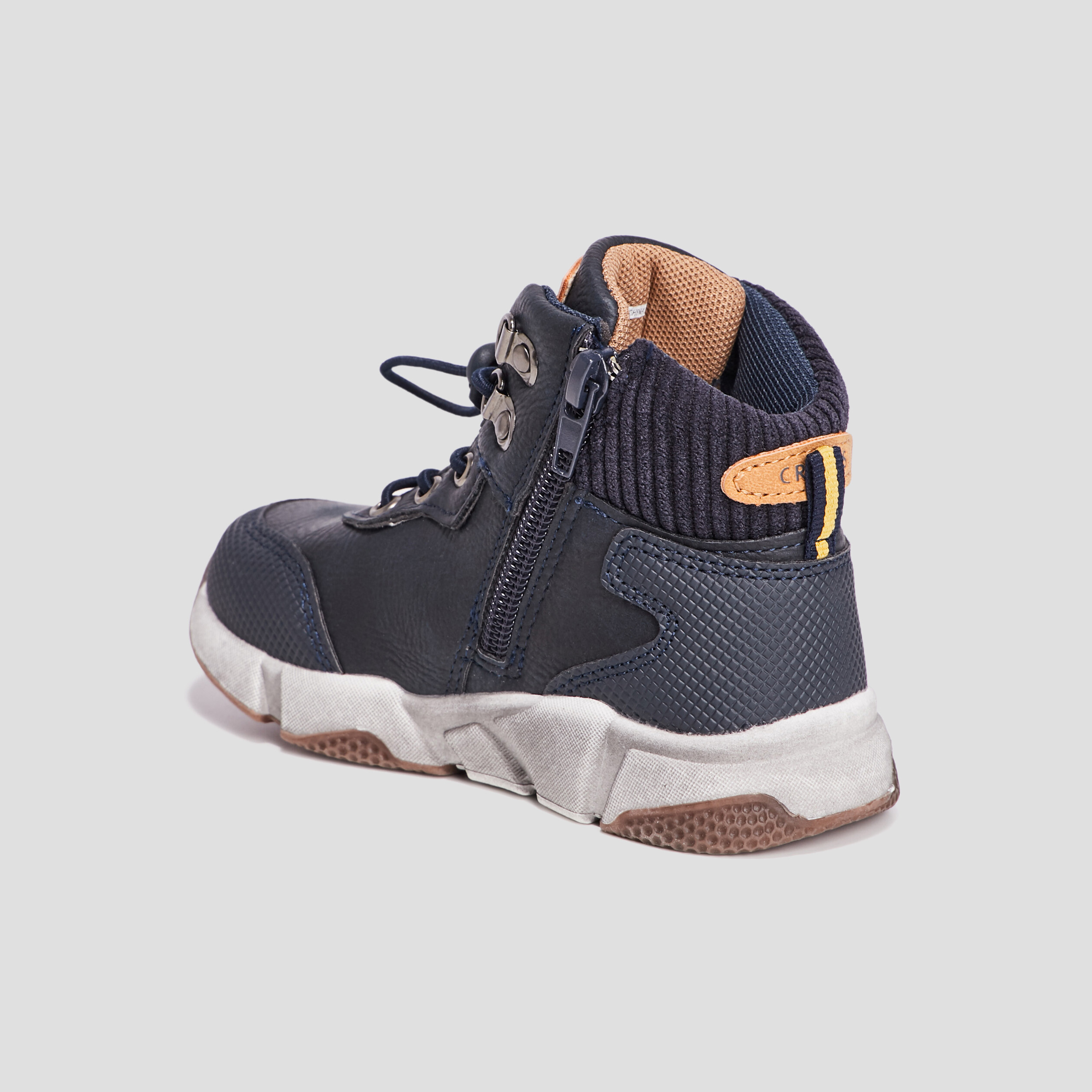 Baskets montantes Creeks bleu gar&ccedil;on