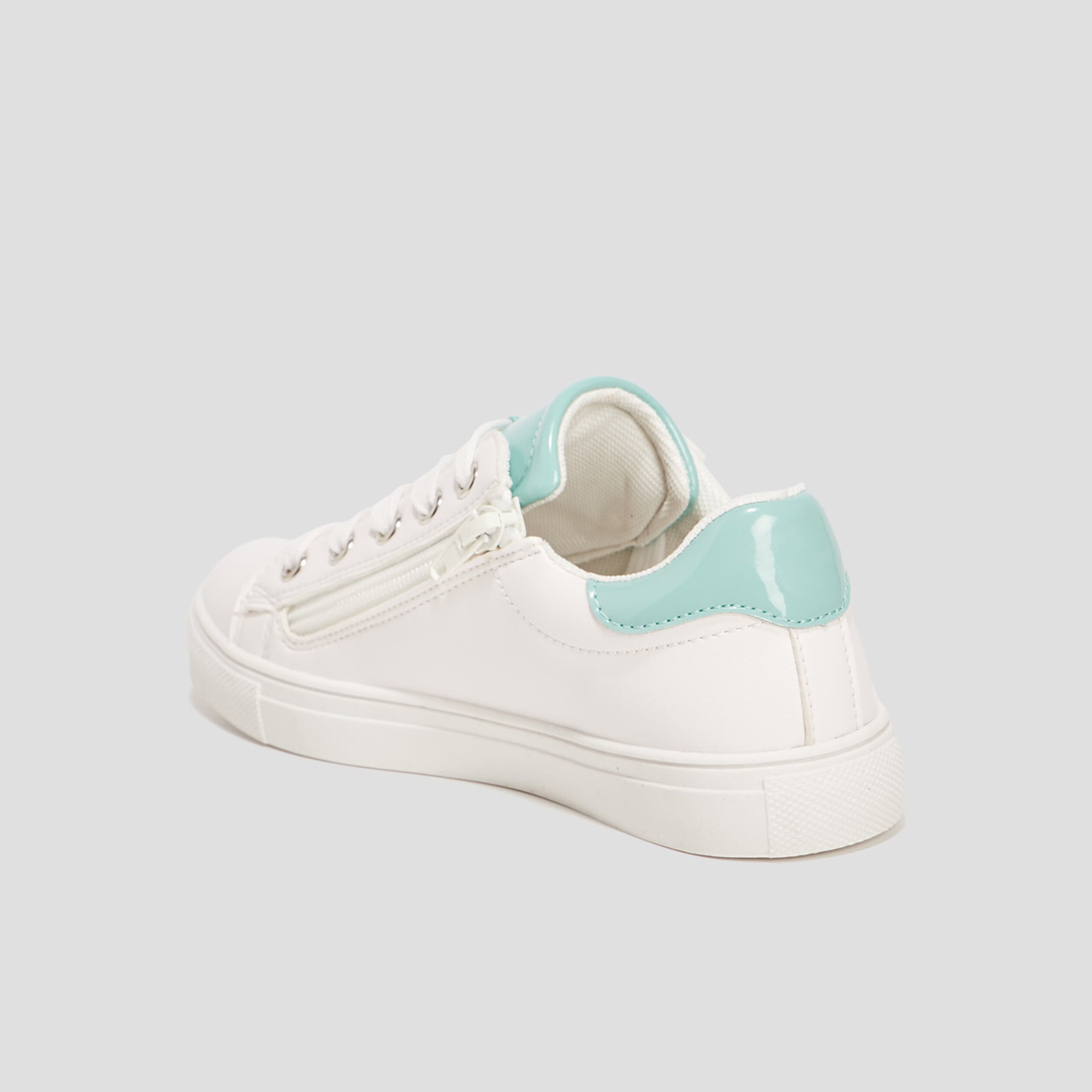 Tennis &agrave; lacets Liberto blanc fille