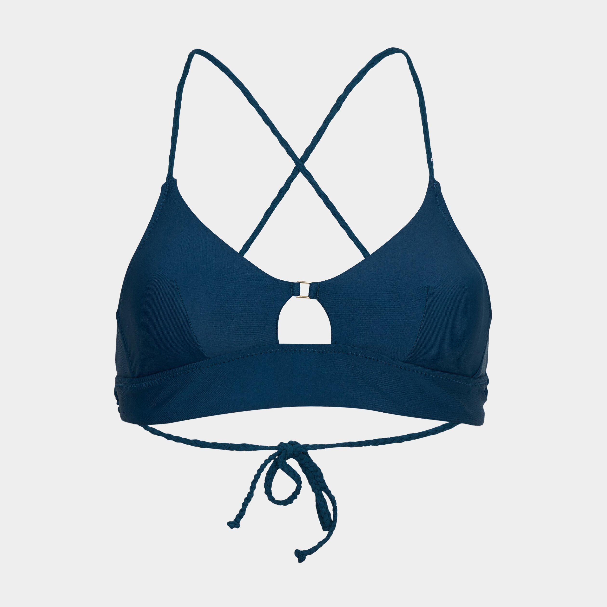 haut de maillot de bain bretelles fines bleu petrole femme Haut de maillot de bain bretelles fines bleu pétrole femme