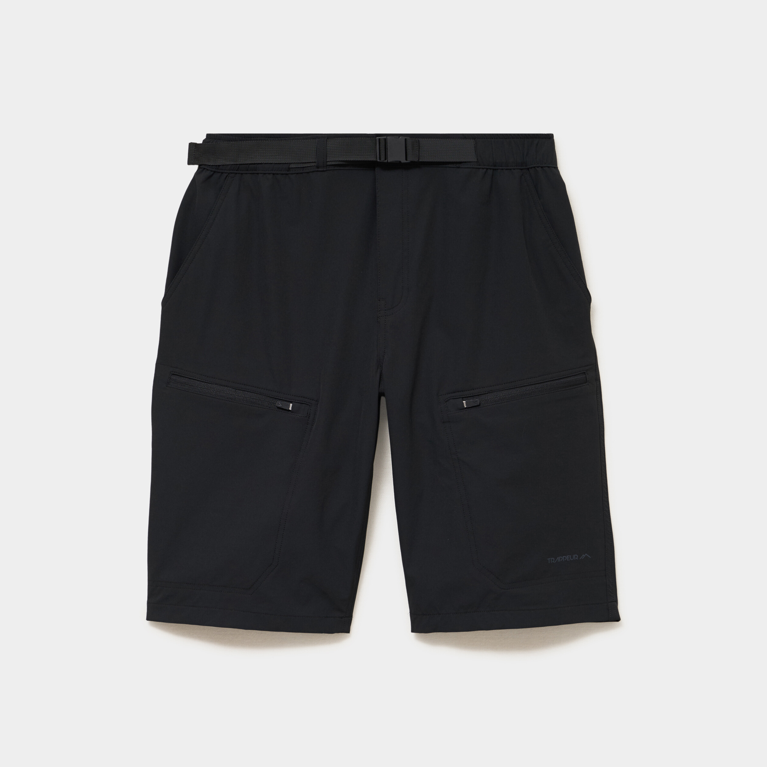Short de randonn&eacute;e respirant noir homme