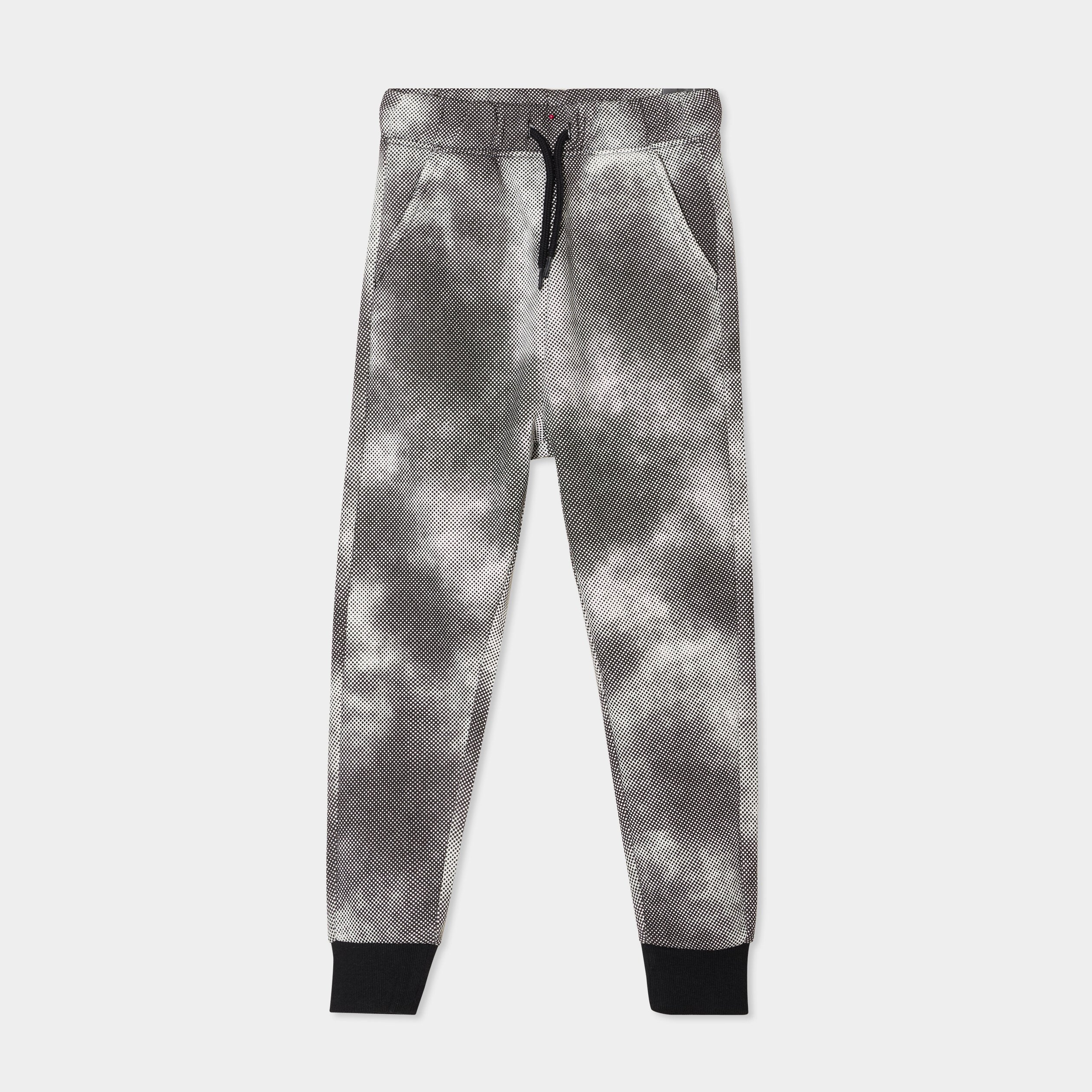 pantalon de jogging regular resserre noir garcon Pantalon de jogging regular resserré noir garçon