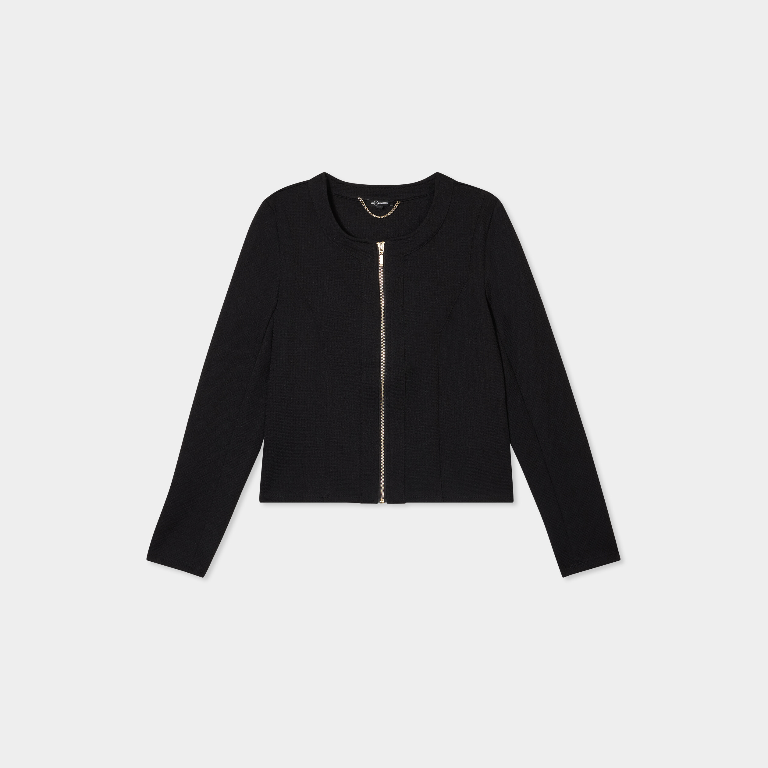 Veste noire top cintrée femme