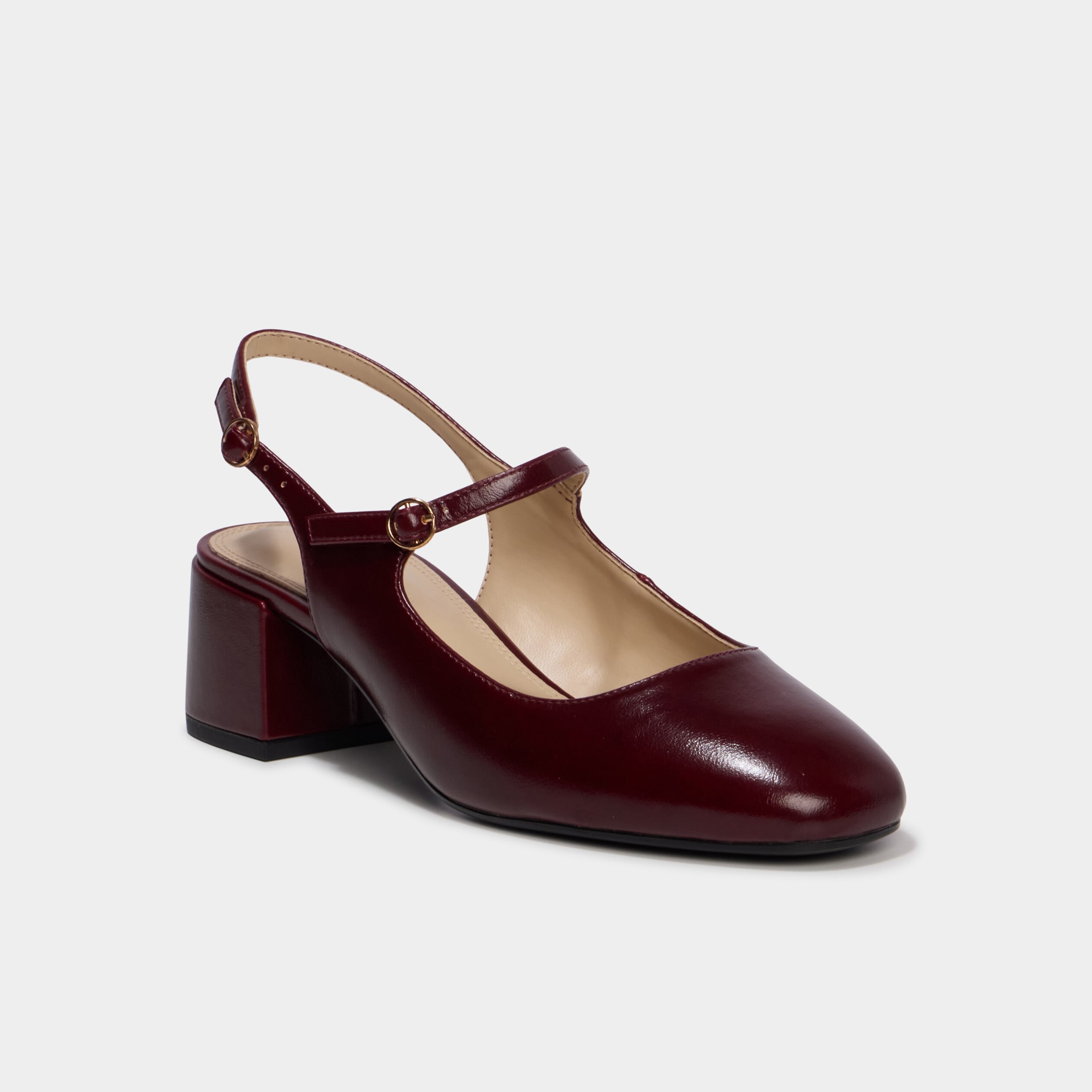 Escarpins vernis &agrave; talons rouge femme