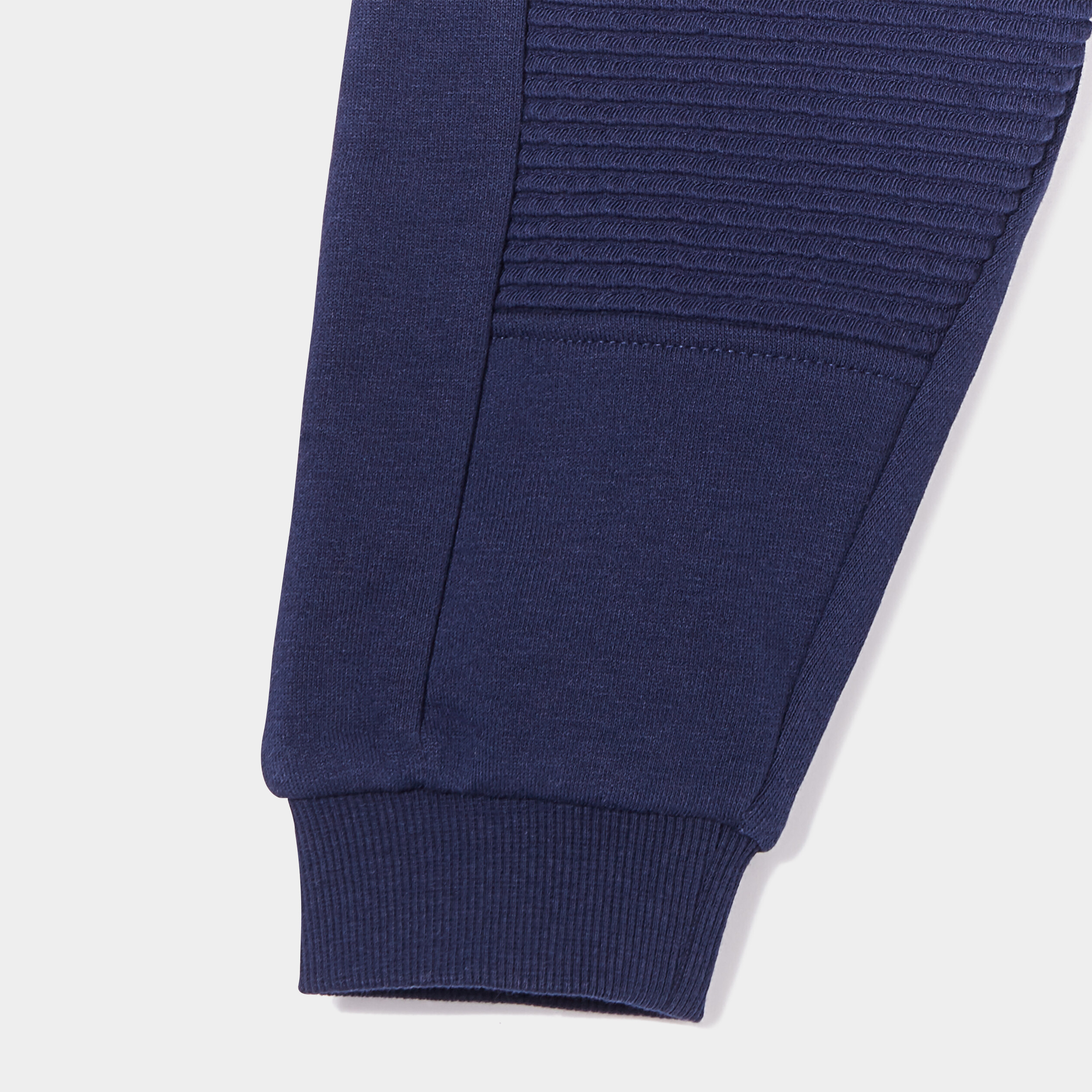 jogging molleton taille elastiquee bleu marine bebeg Jogging molleton taille élastiquée bleu marine bébé garçon