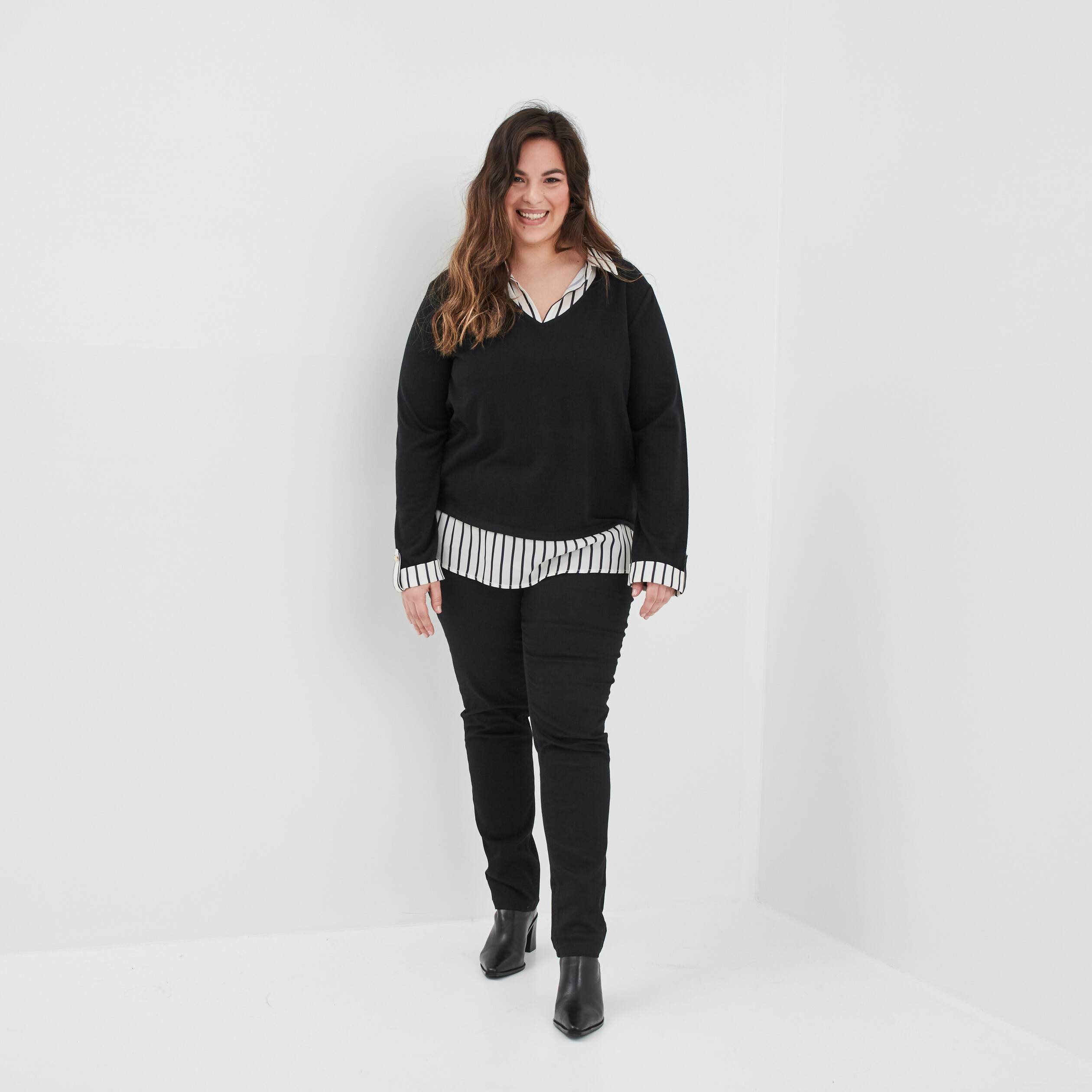 Pantalon noir slim cheap