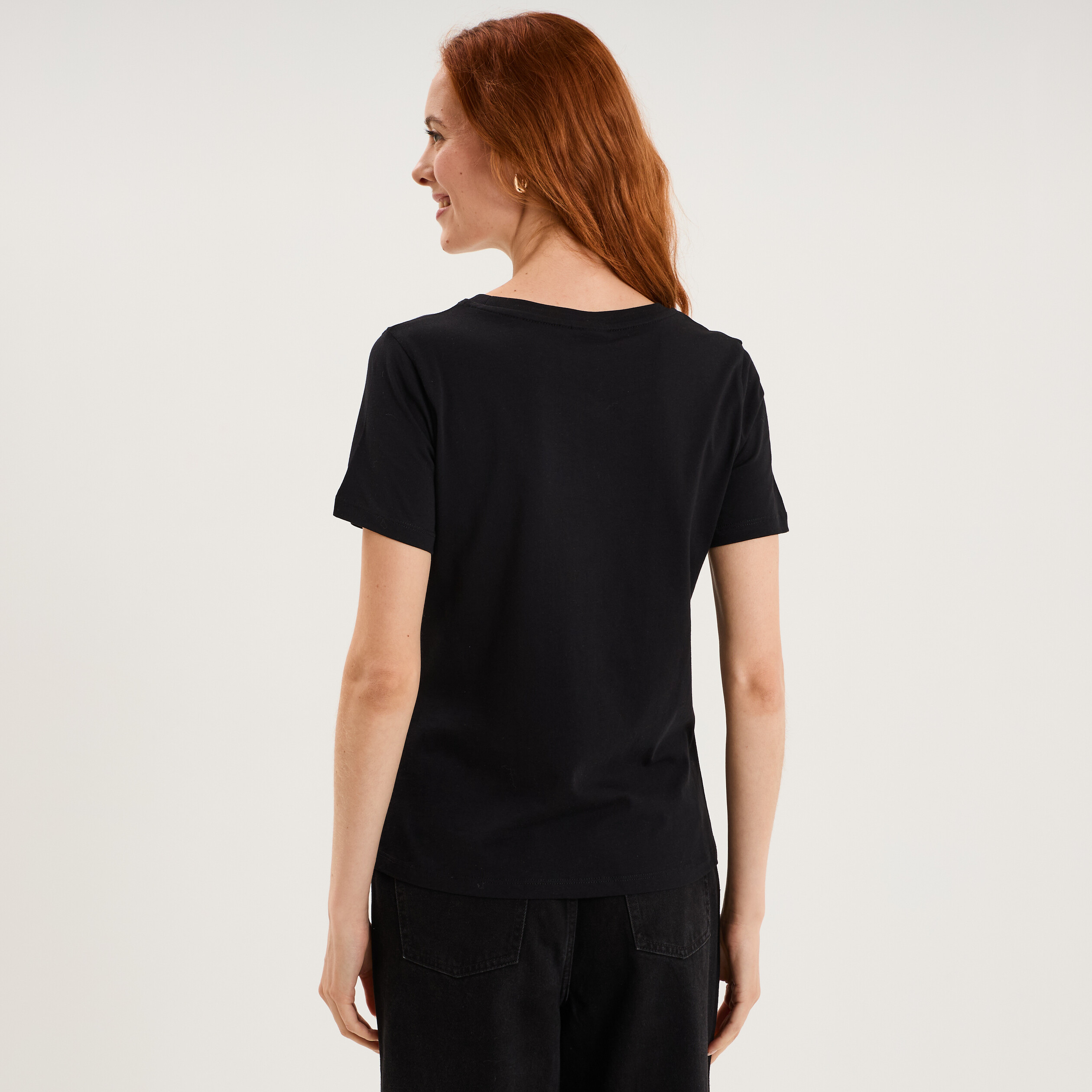 T-shirt coton Sex and the City noir femme