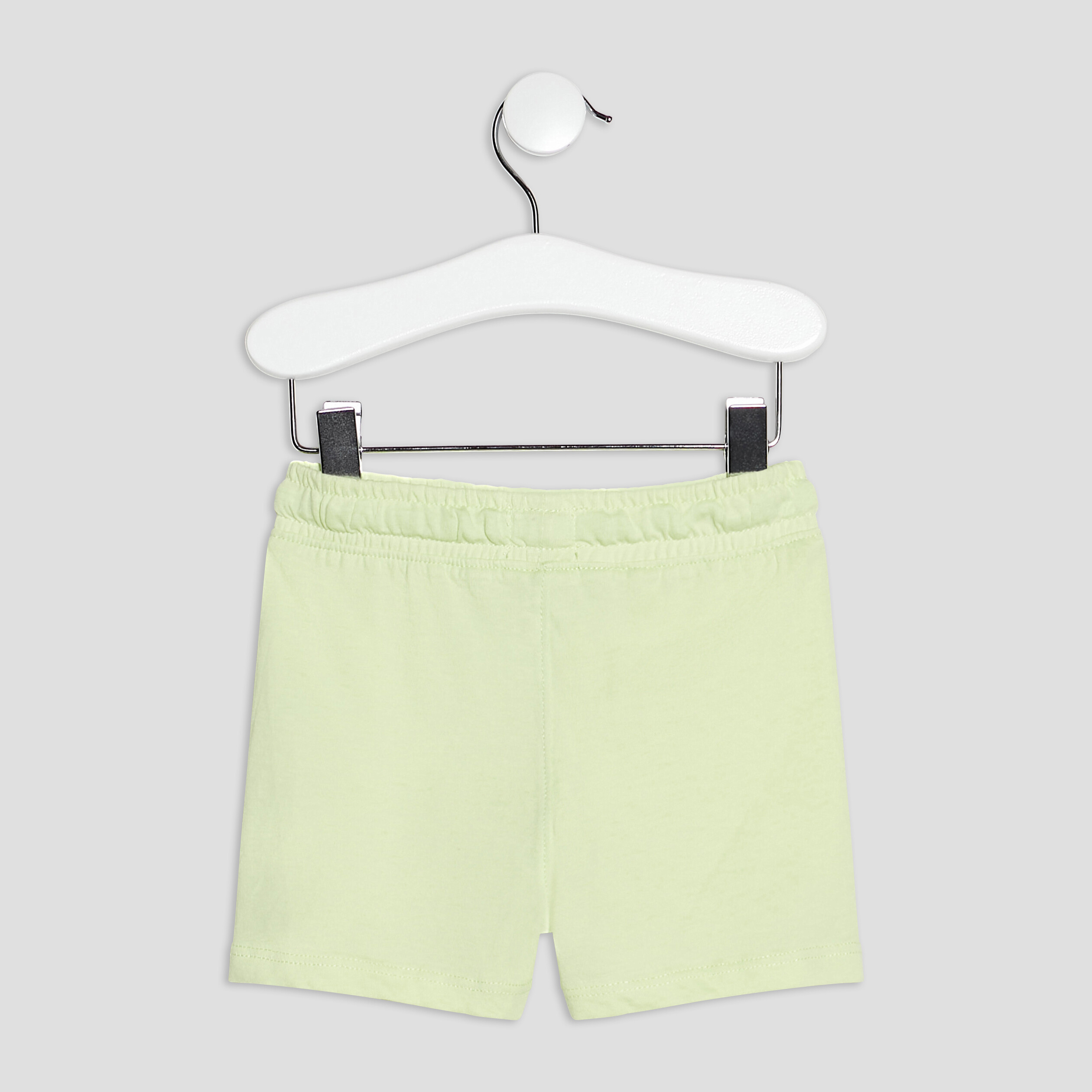 Lot 2 shorts vert anis bébé garçon