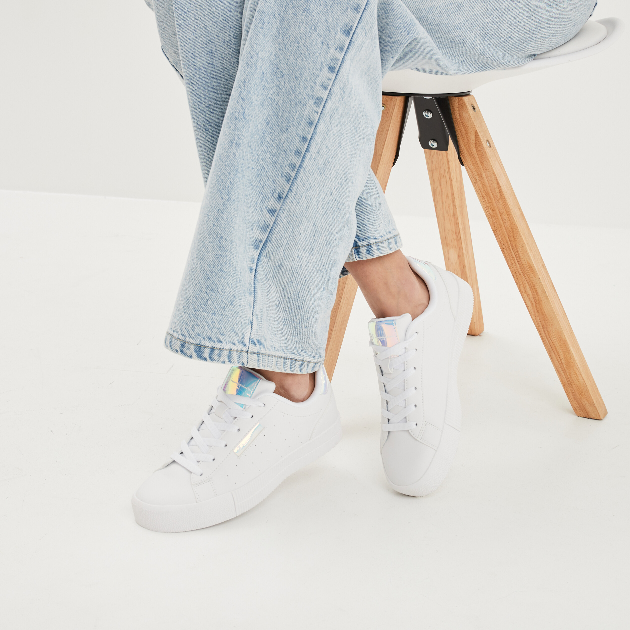 tennis basses champion butterfly low blanc femme Tennis basses Champion Butterfly Low blanc femme