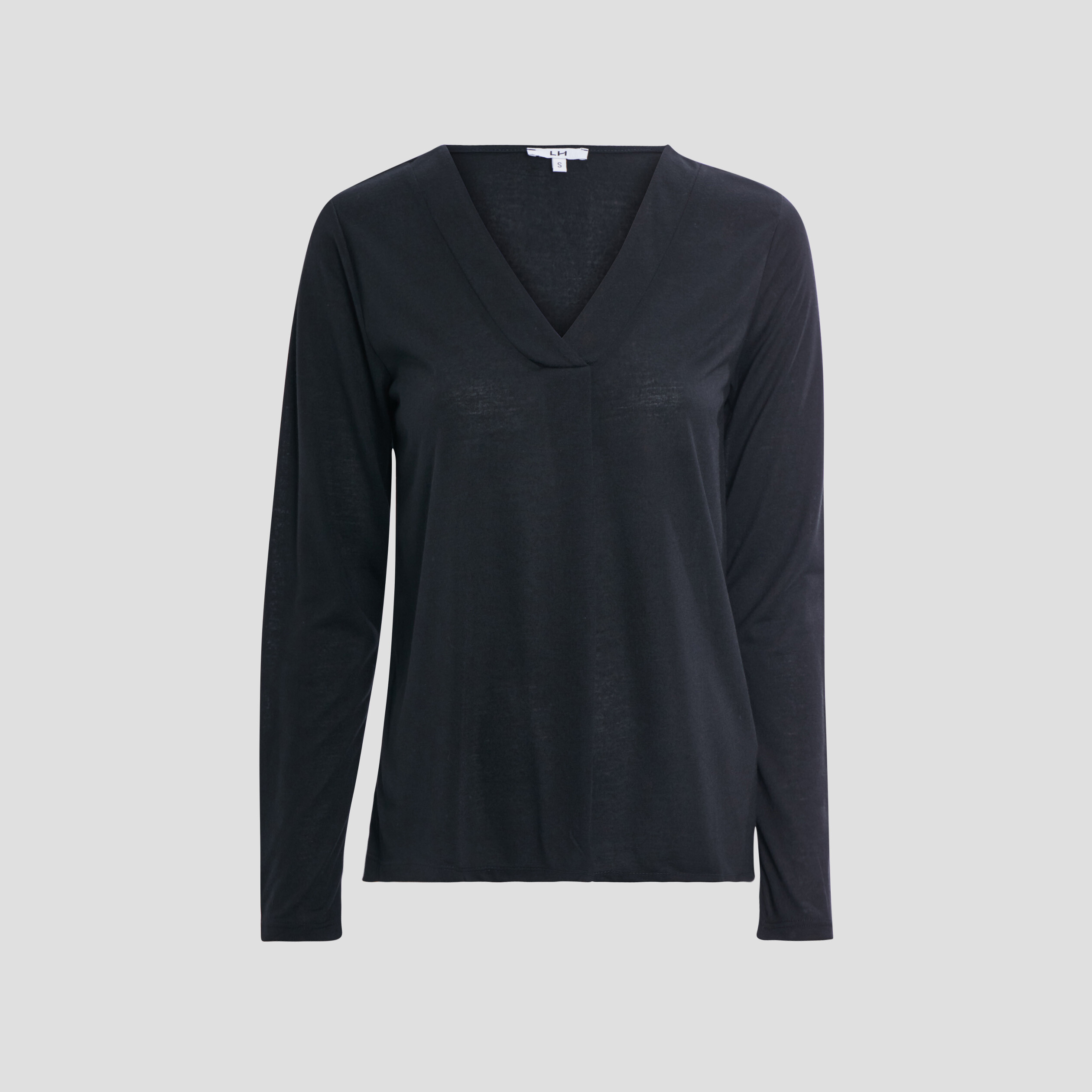 t shirt manches longues noir femme T-shirt manches longues noir femme