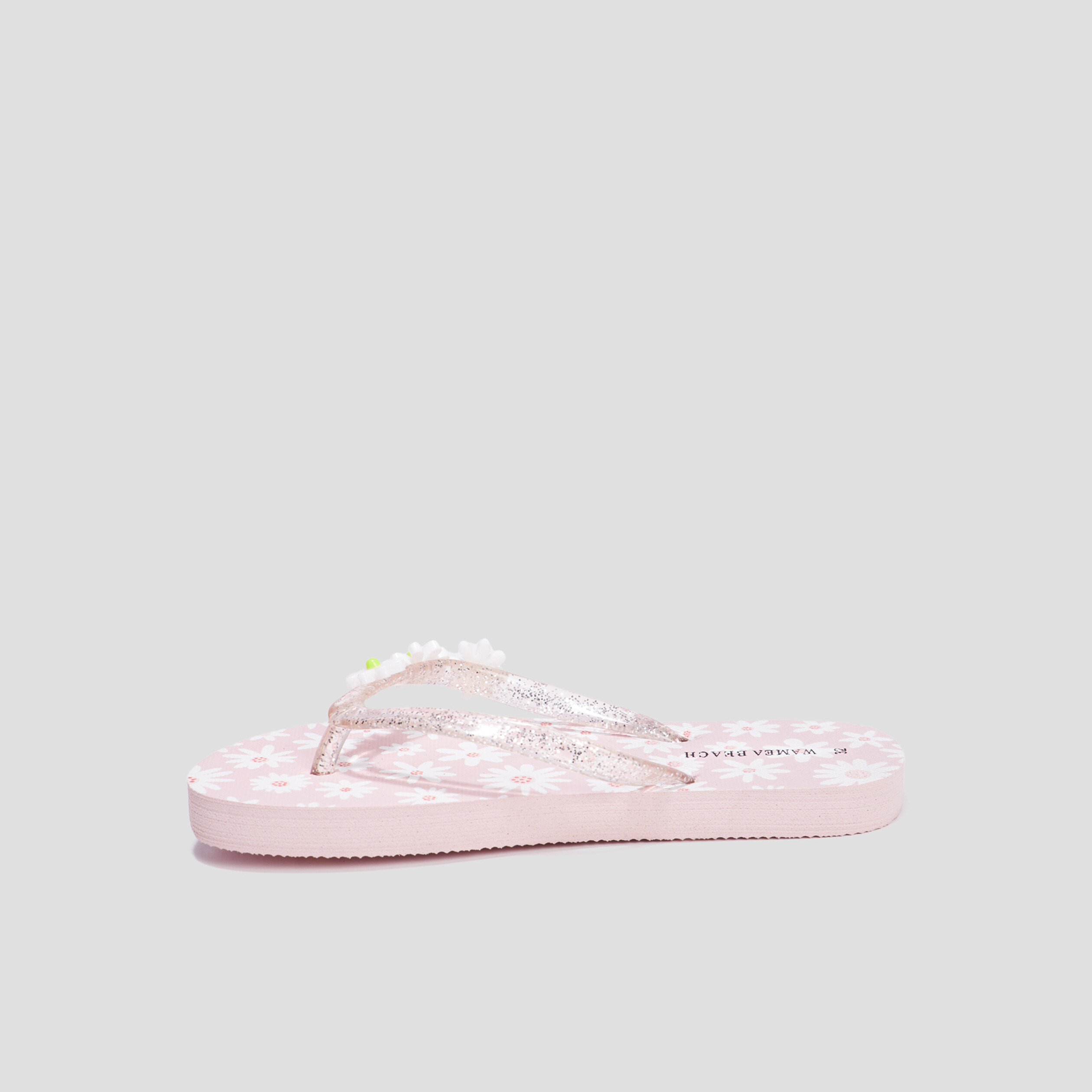 tongs details pailletes wamea beach rose fille Tongs détails pailletés Wamea Beach rose fille