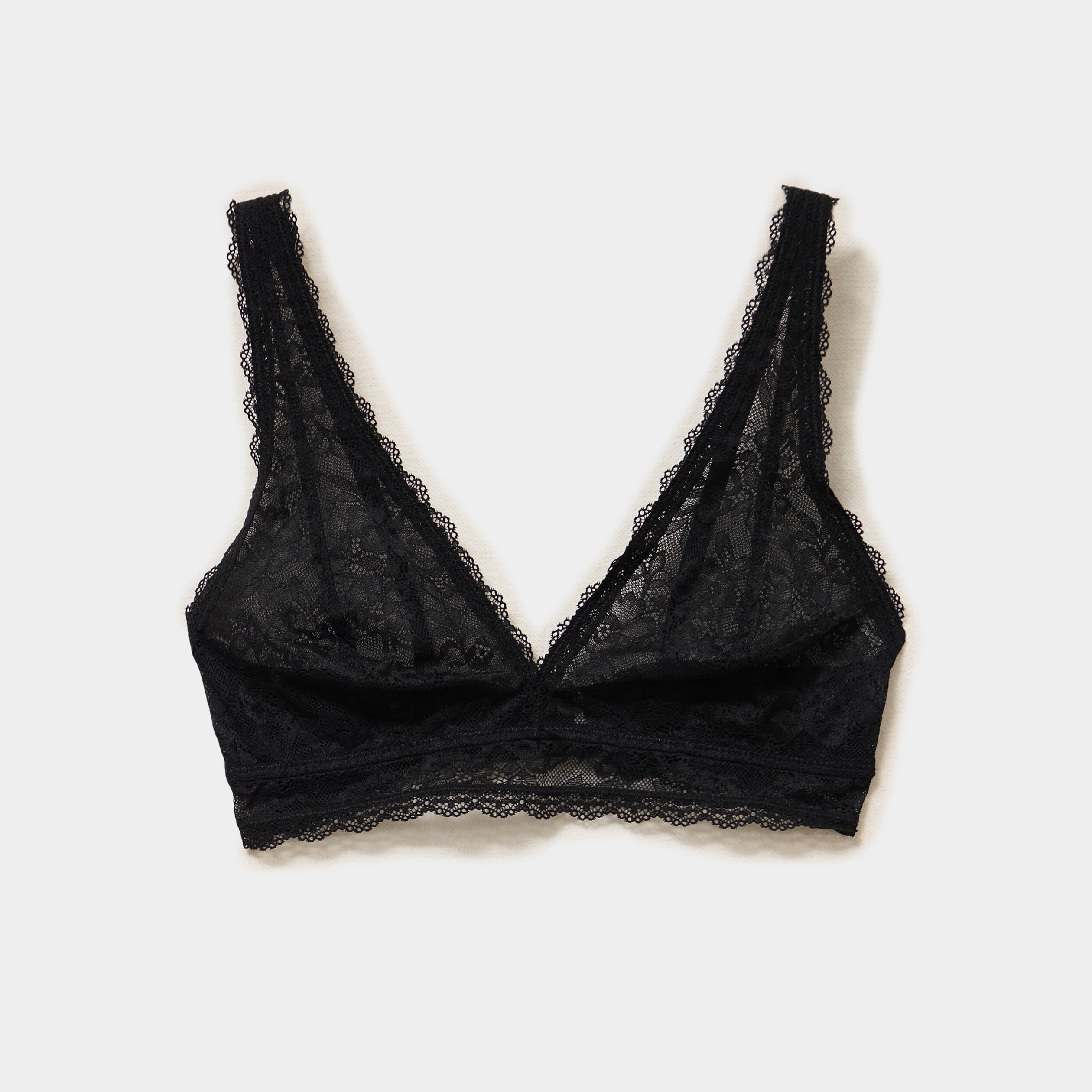 Soutien-gorge triangle dentelle noir femme
