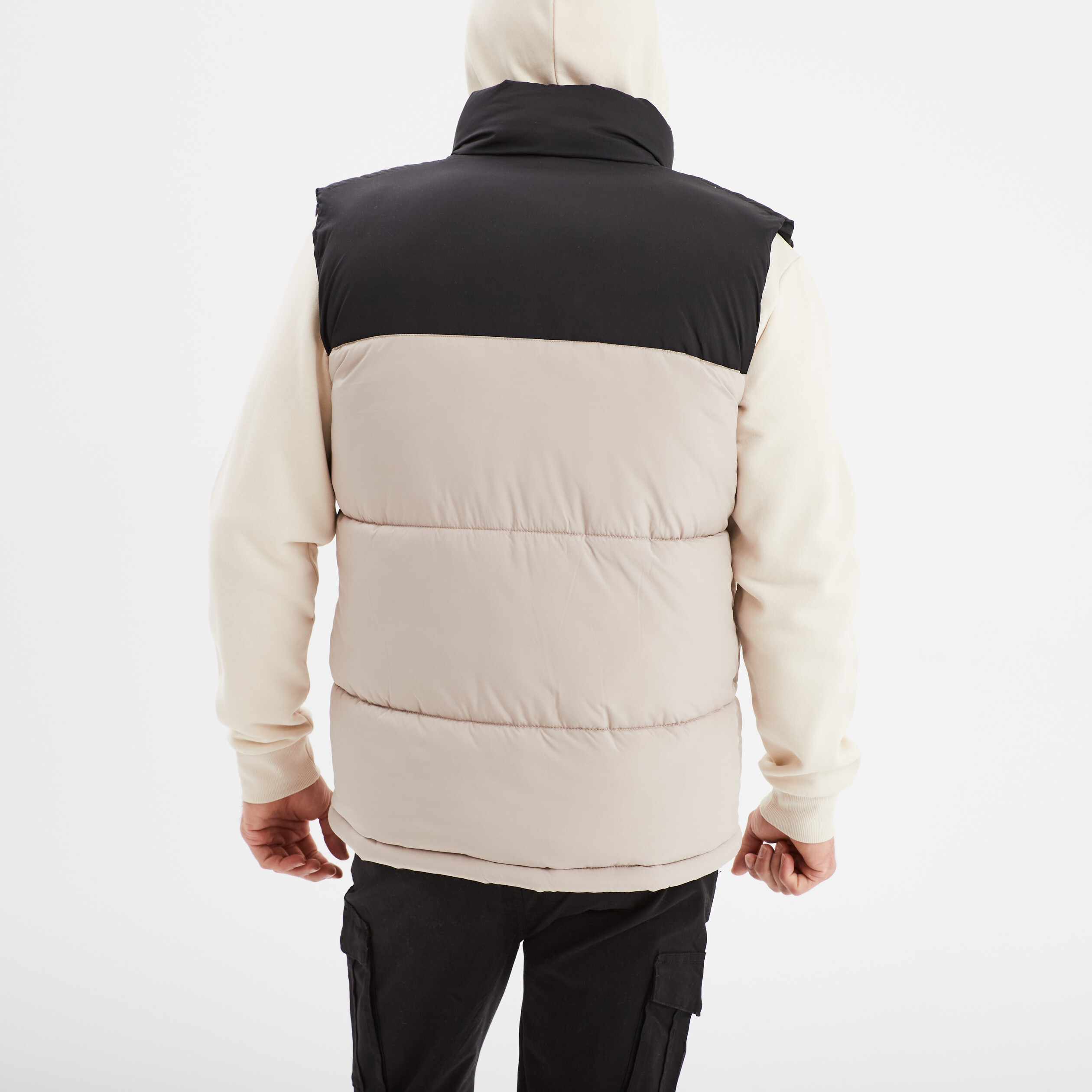 Doudoune sans manches doublée Liberto beige homme