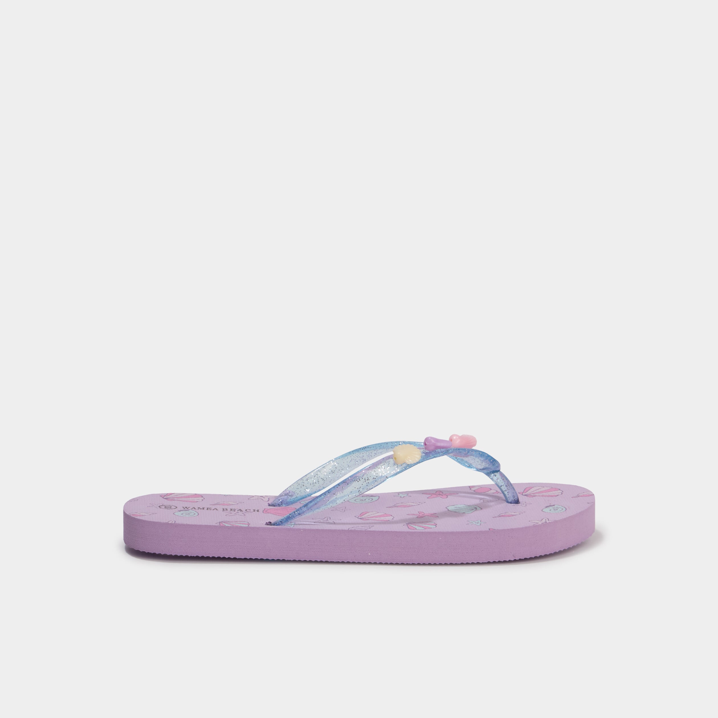 Tongs d&eacute;tails fantaisie rose fille
