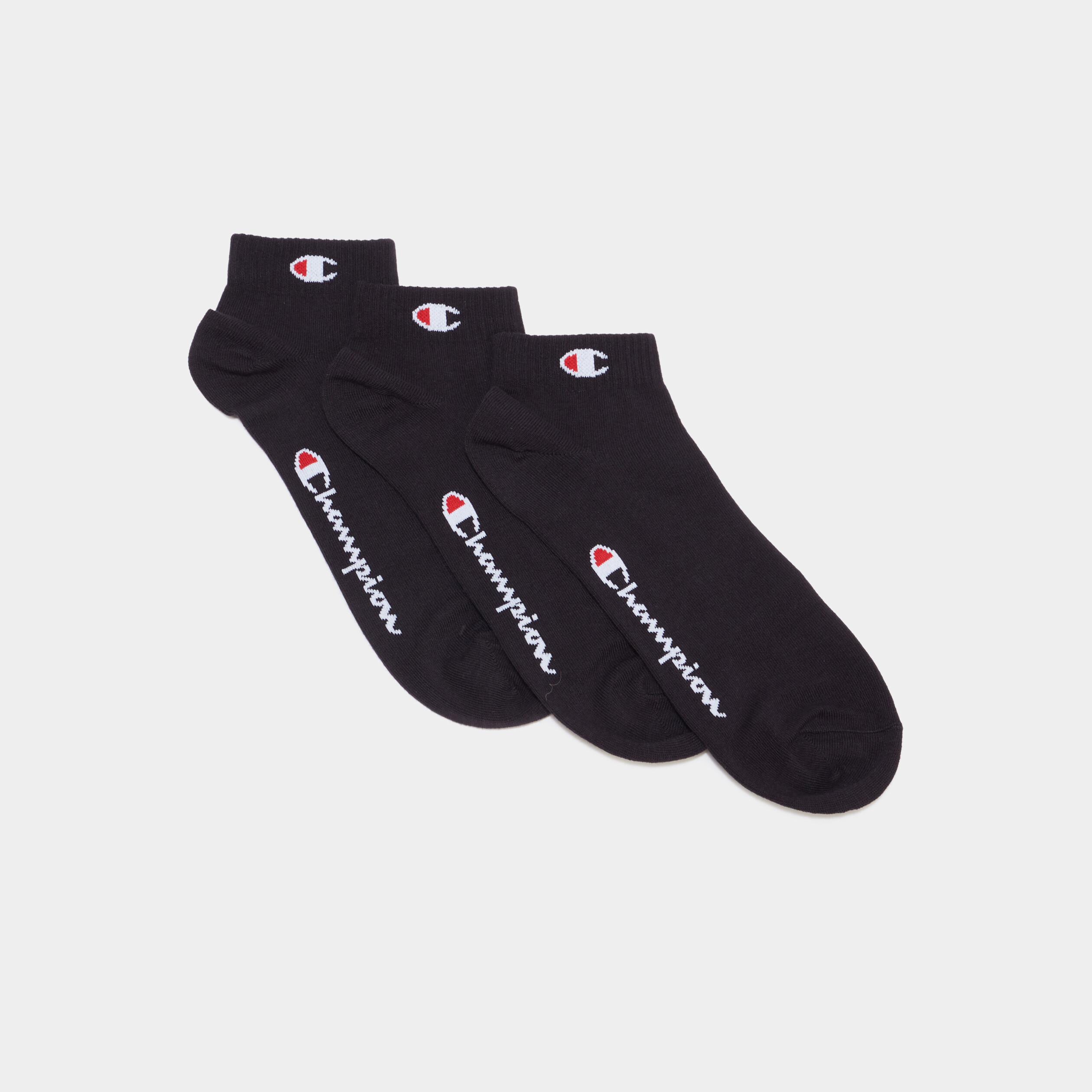 lot 3 paires socquettes champion noir homme Lot 3 paires socquettes Champion noir homme