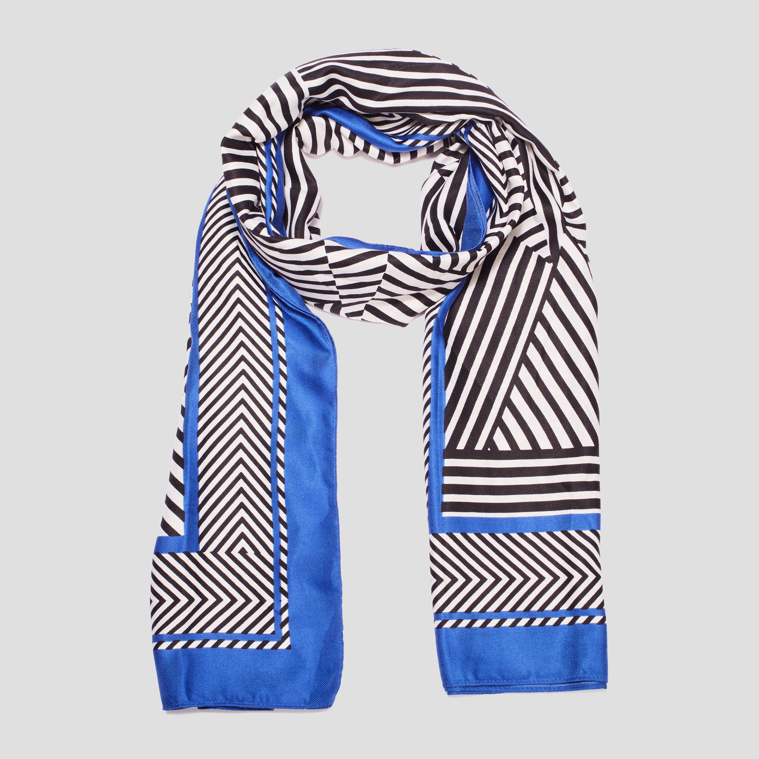 foulard bleu roi femme Foulard bleu roi femme